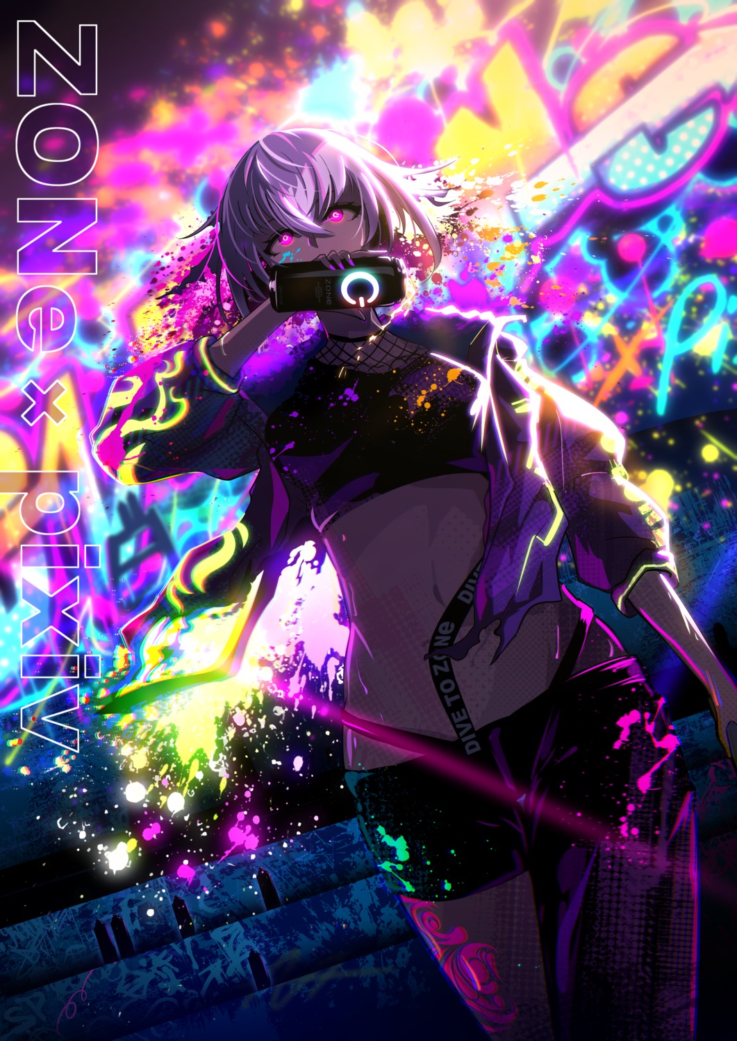 berryverrine, tattoo, torn_clothes, zone_(drink)