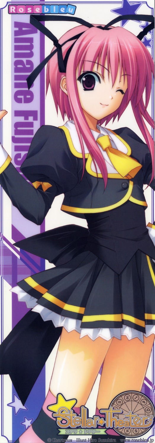 fujisaki_amane, stellar_theater, stick_poster, suzuhira_hiro