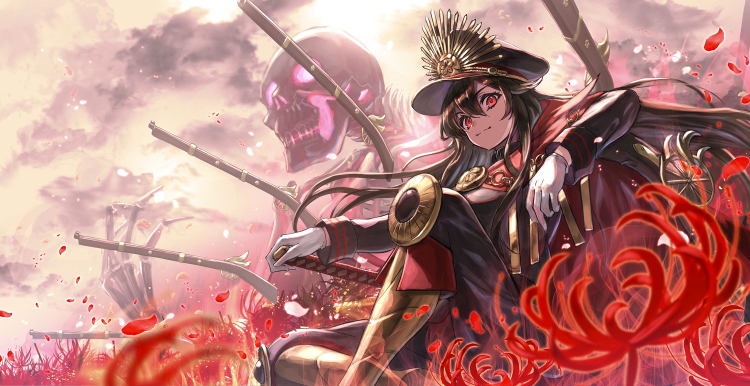 armor, fate/grand_order, oda_nobunaga_(fate), sword, uniform, untsue