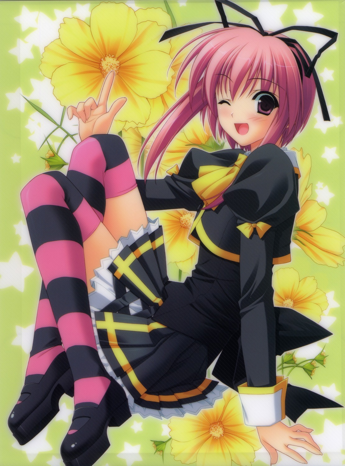fujisaki_amane, stellar_theater, suzuhira_hiro, thighhighs