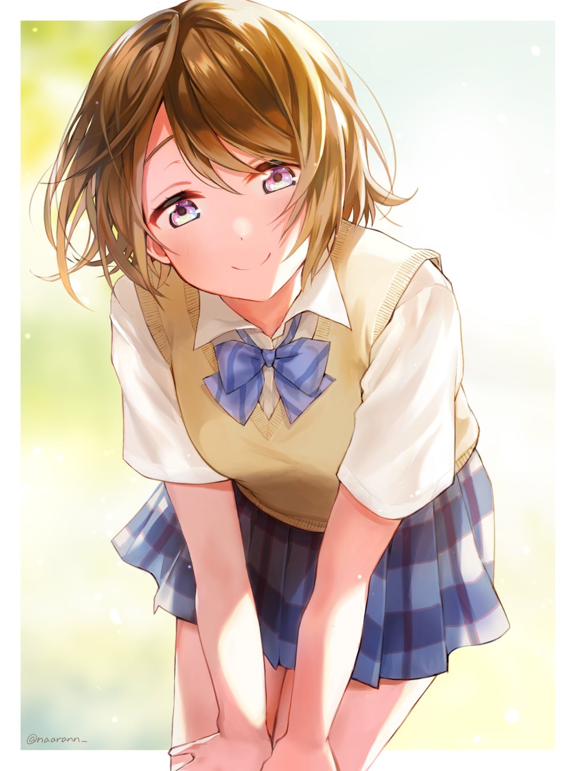 koizumi_hanayo, love_live!, love_live!_(series), naarann, seifuku, sweater