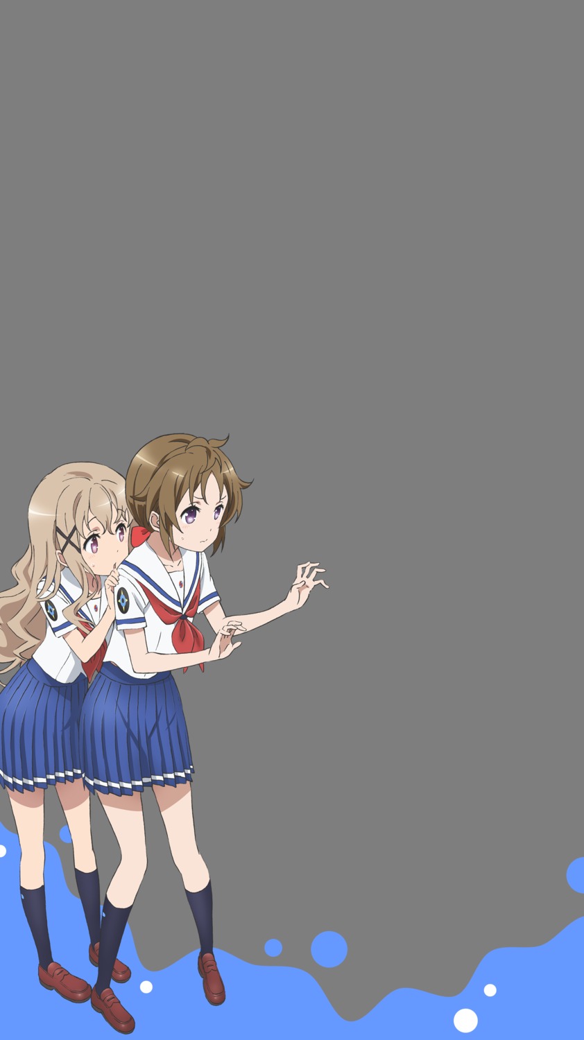high_school_fleet, seifuku, tagme, transparent_png, uda_megumi, yagi_tsugumi