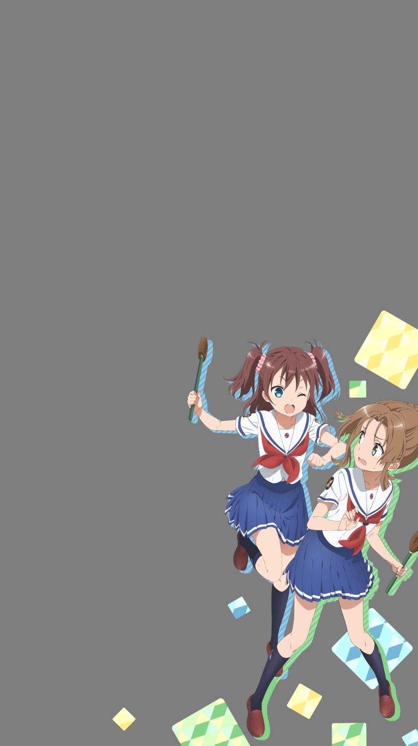 heki_junko, high_school_fleet, ogasawara_hikari, seifuku, tagme, transparent_png