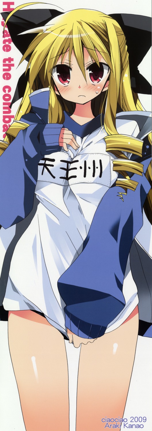 araki_kanao, gym_uniform, hayate_no_gotoku, stick_poster, tennousu_athena