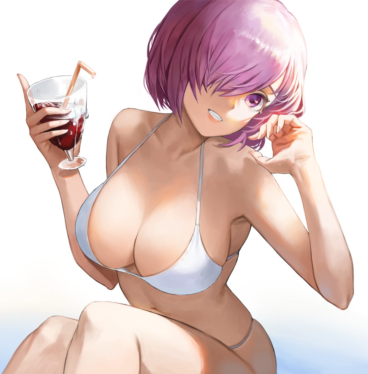 bikini, chobbb, fate/grand_order, mash_kyrielight, swimsuits