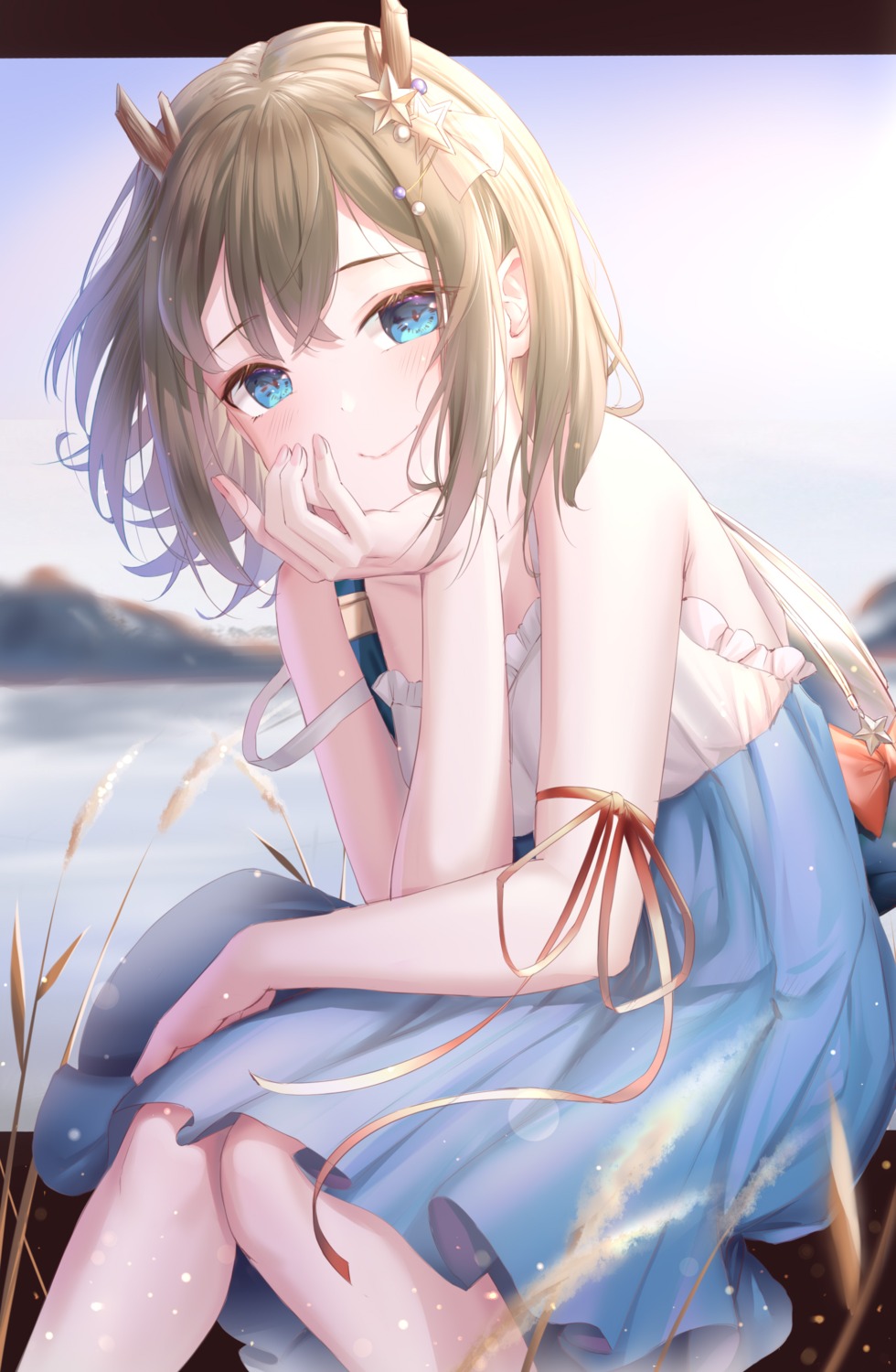 amaroku_neko, dress, horns