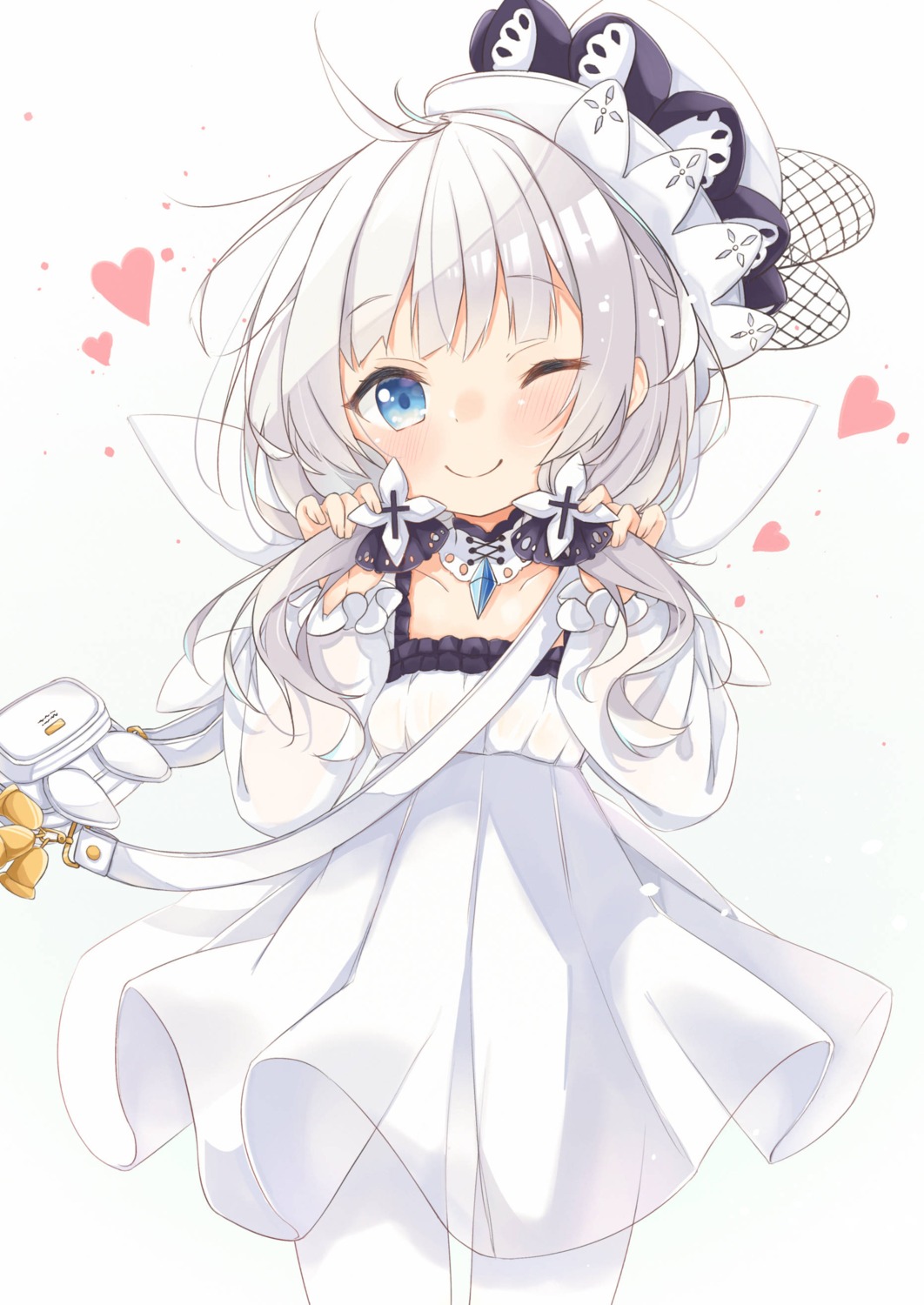 azur_lane, dress, illustrious_(azur_lane), little_illustrious_(azur_lane), minato_yu0, pantyhose, see_through, wings