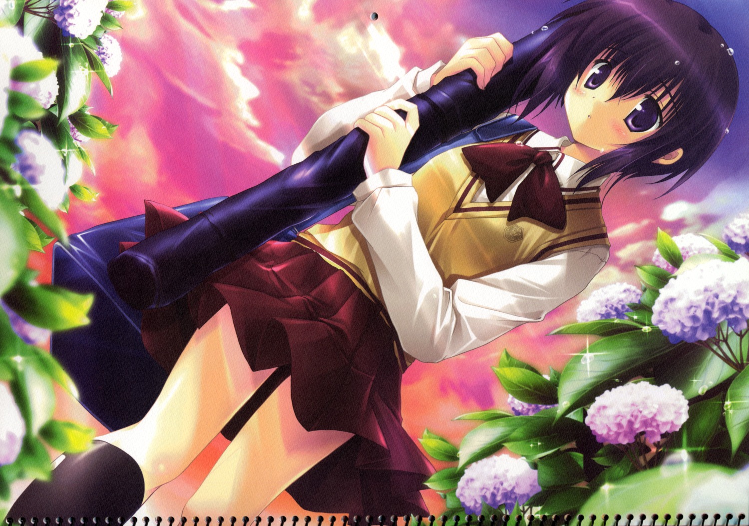bamboo_blade, ikegami_akane, kawazoe_tamaki, seifuku
