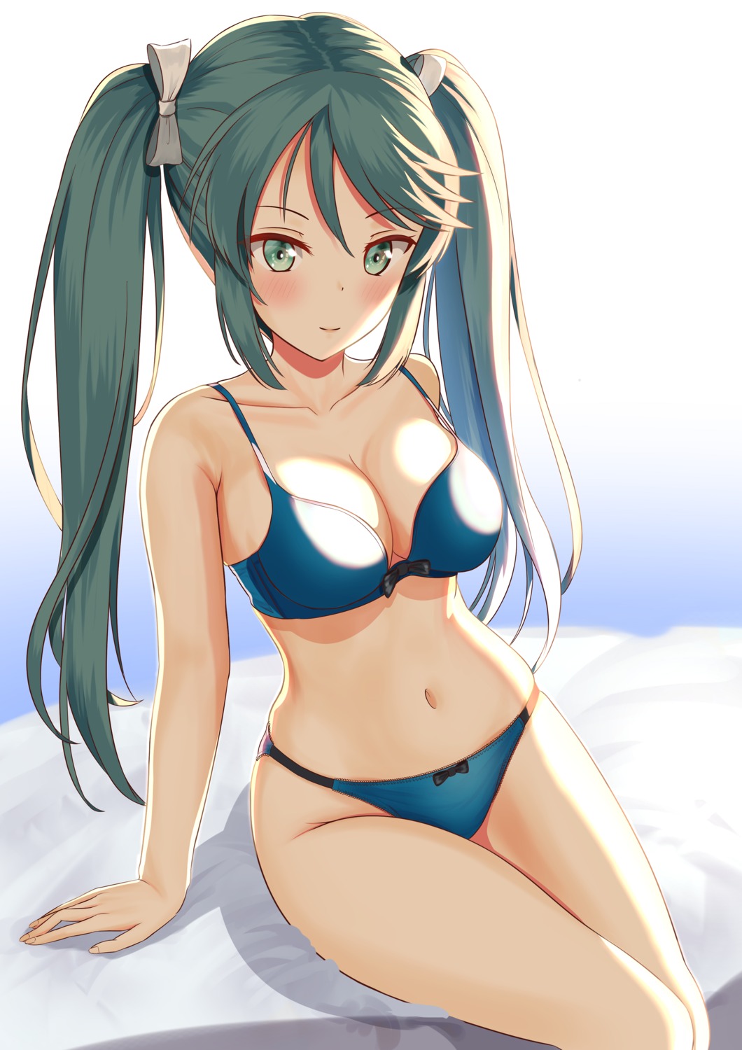 bra, cleavage, isuzu_(kancolle), kantai_collection, pantsu, zuki
