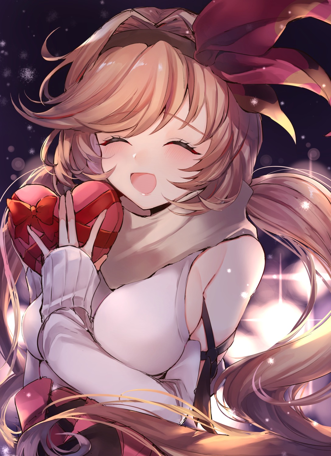 40_(0f0urw), christmas, clarisse_(granblue_fantasy), granblue_fantasy, sweater
