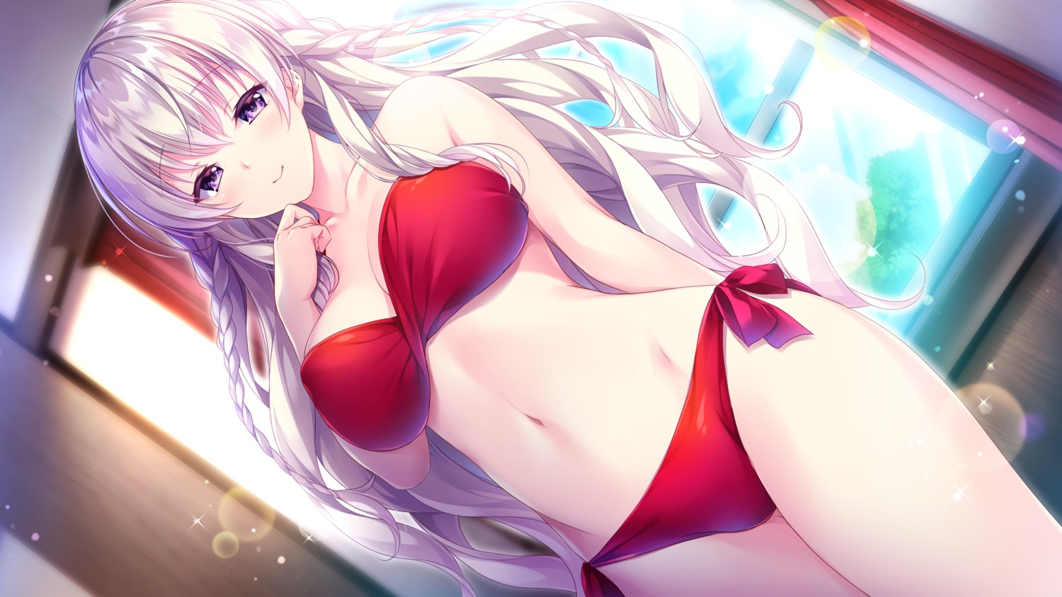 ayase_hazuki, bikini, ensemble_(company), game_cg, renjouji_mai, secret_agent_~kishi_gakuen_no_shinobi_naru_mono~, swimsuits
