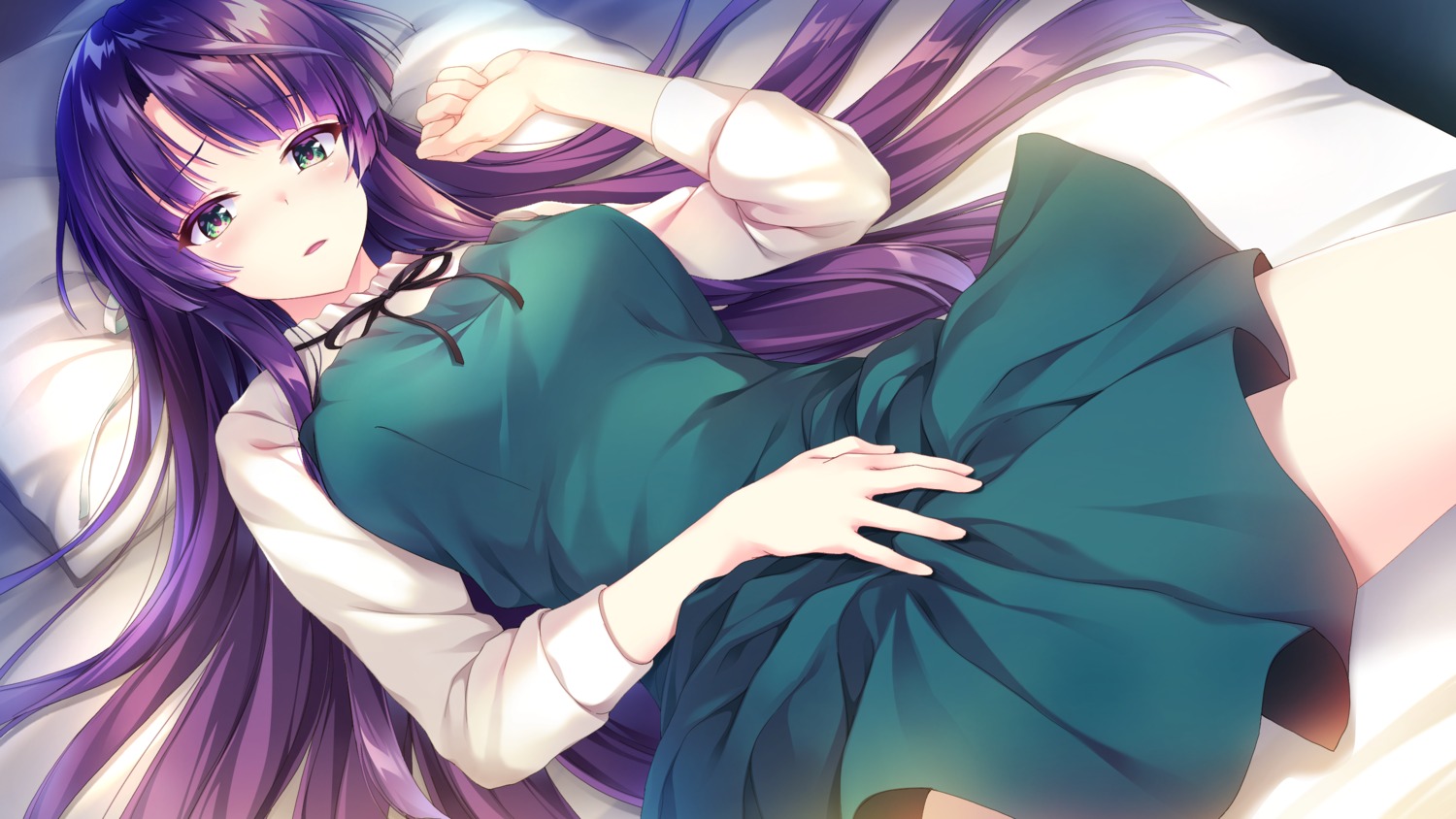 dress, ensemble_(company), game_cg, secret_agent_~kishi_gakuen_no_shinobi_naru_mono~, shirogane_kagura, skirt_lift
