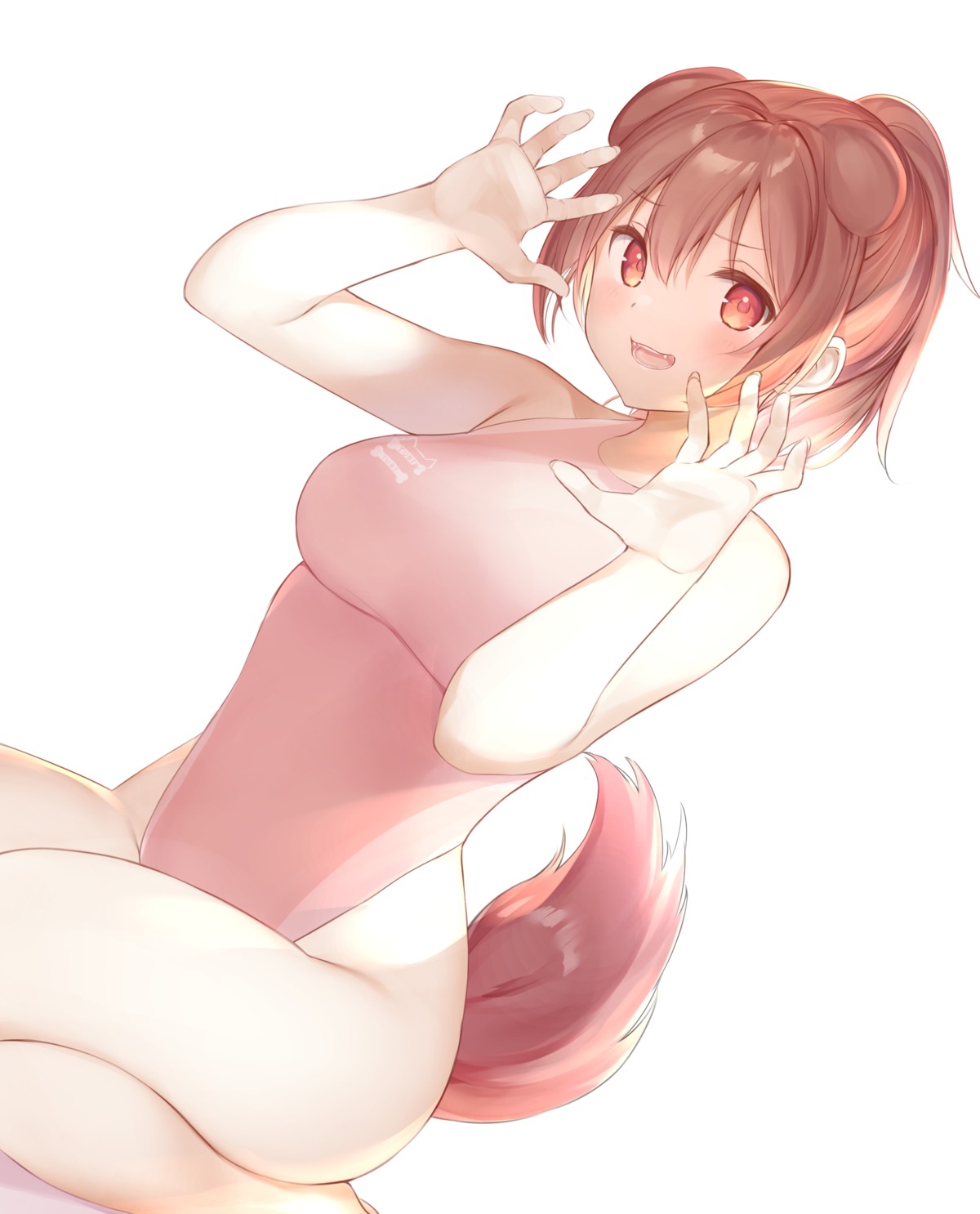 animal_ears, hololive, hololive_gamers, inugami_korone, inumimi, nametarou_(meron), swimsuits, tail