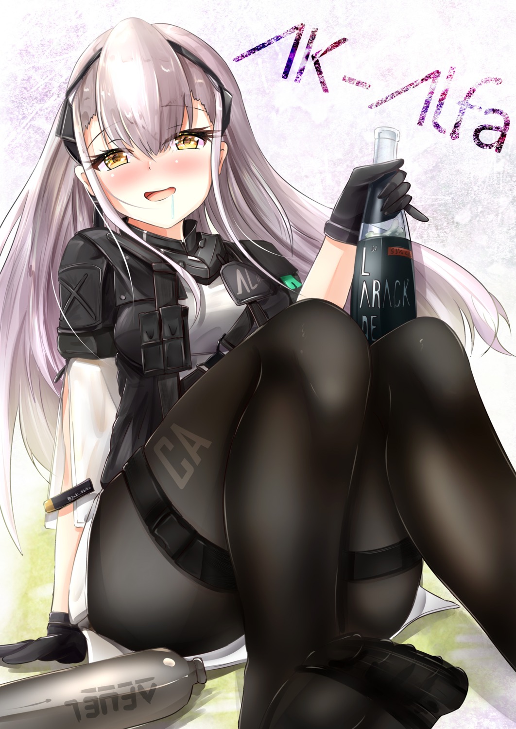 ak-alfa_(girls_frontline), feet, garter, girls_frontline, mr_lobster, pantyhose, skirt_lift