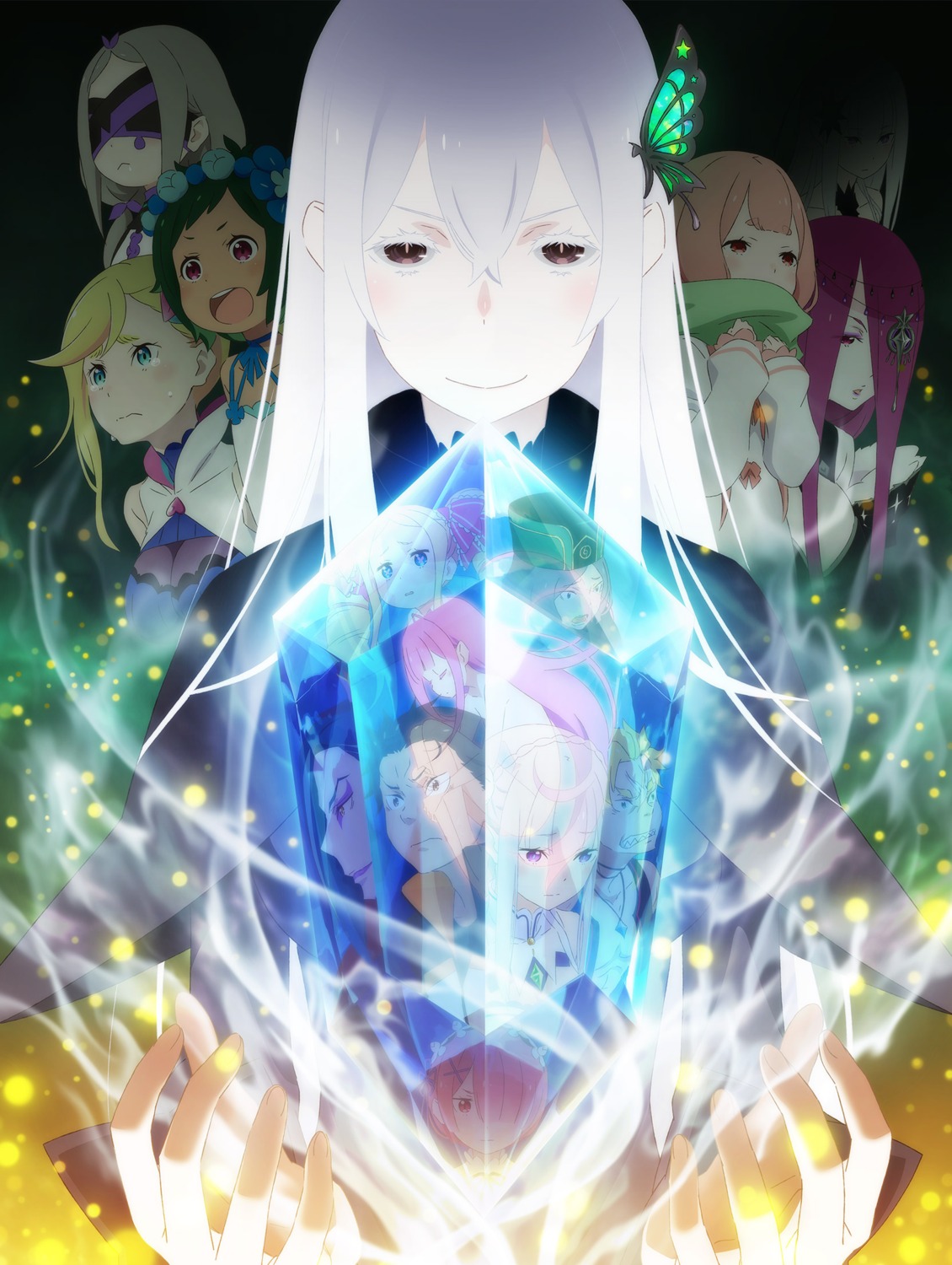 beatrice_(re_zero), carmilla_(re_zero), daphne_(re_zero), echidna_(re_zero), emilia_(re_zero), garfiel_tinsel, minerva_(re_zero), natsuki_subaru
