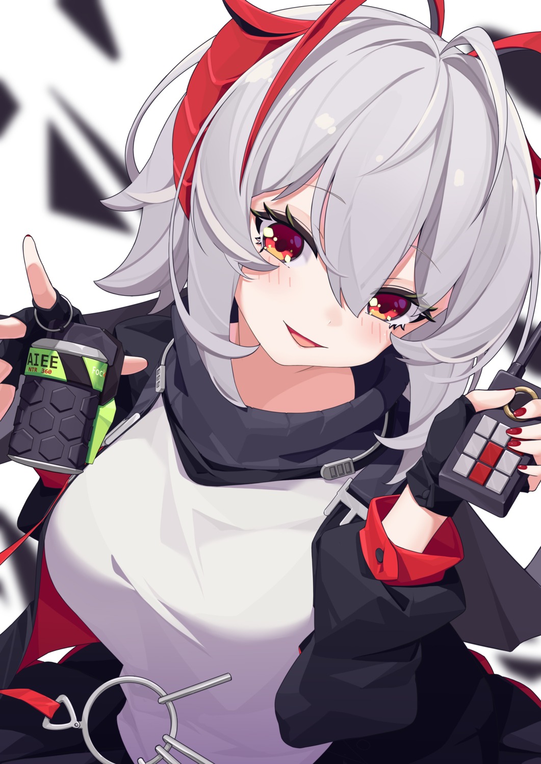 aiee, arknights, horns, w_(arknights), weapon