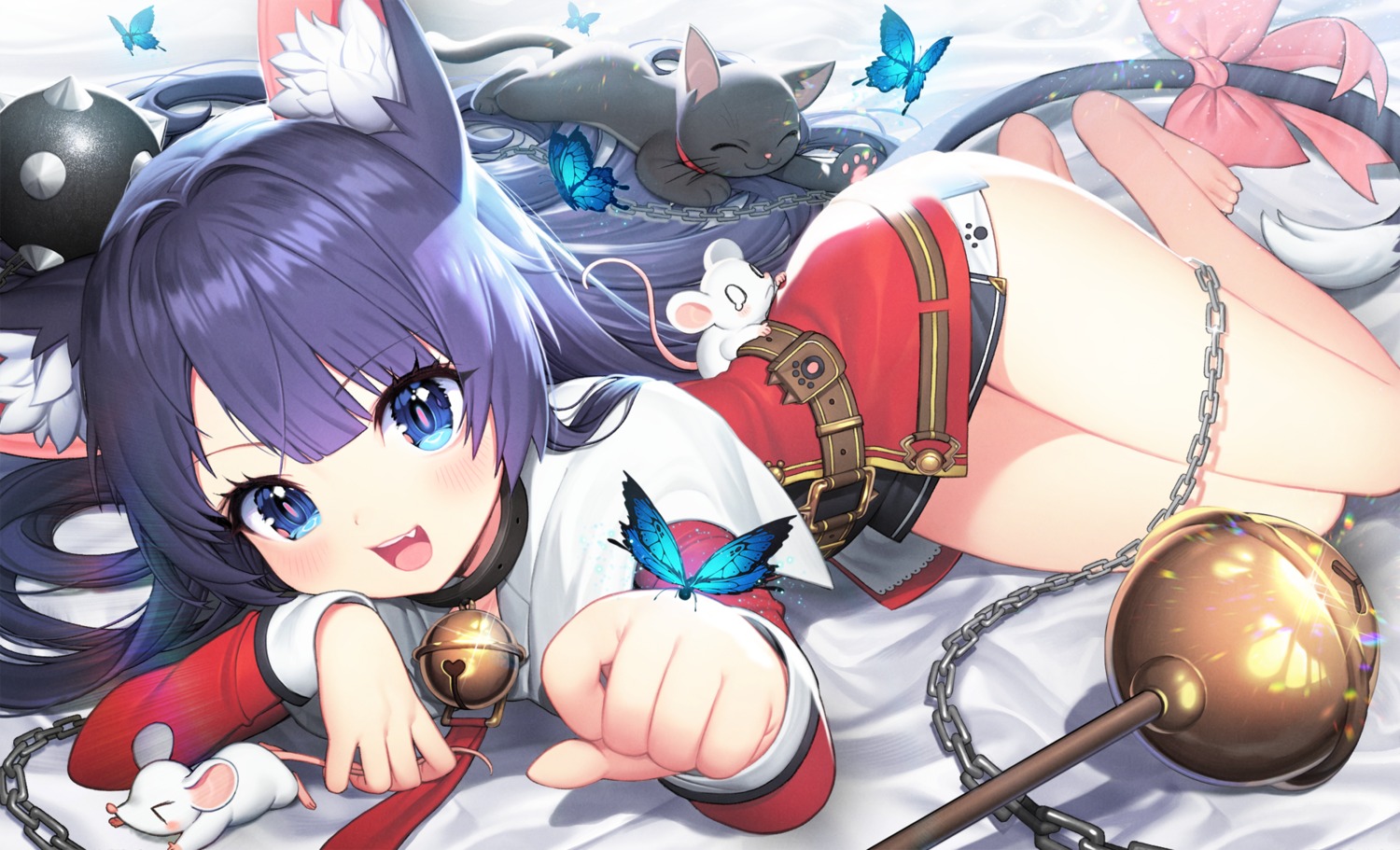 animal_ears, epic7, kuang1104, neko, nekomimi, tail
