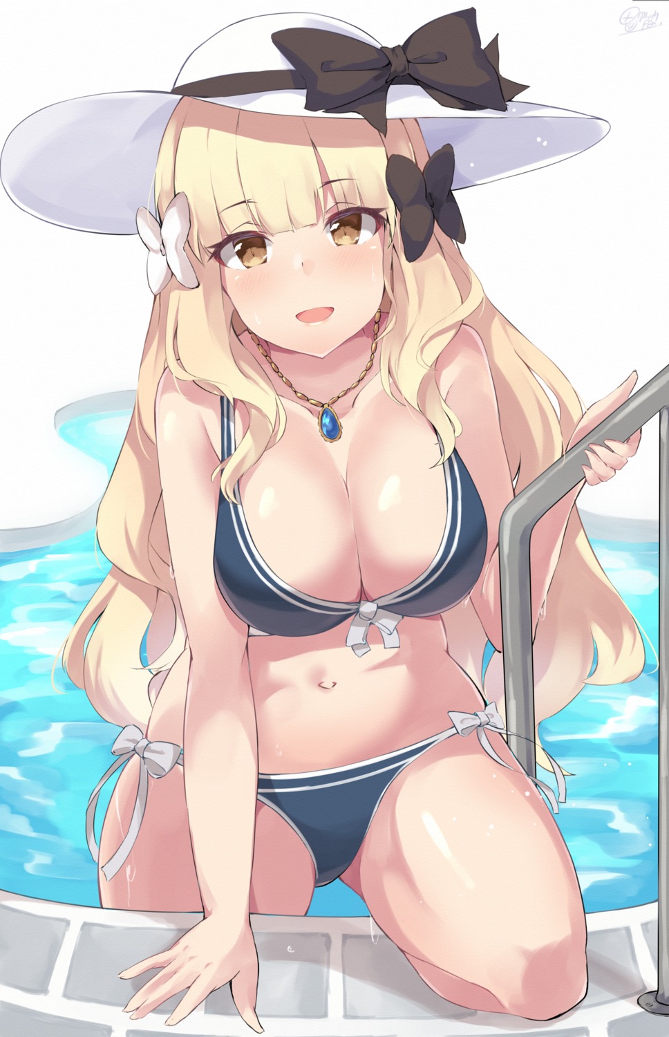 bikini, mushpz, princess_connect!, princess_connect!_re:dive, sasaki_saren, swimsuits, wet