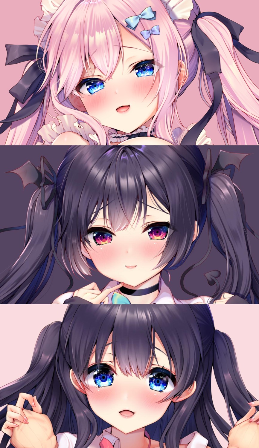 amai_fuyu, ayuma_sayu, koarai_liath, maid, rihara_riko