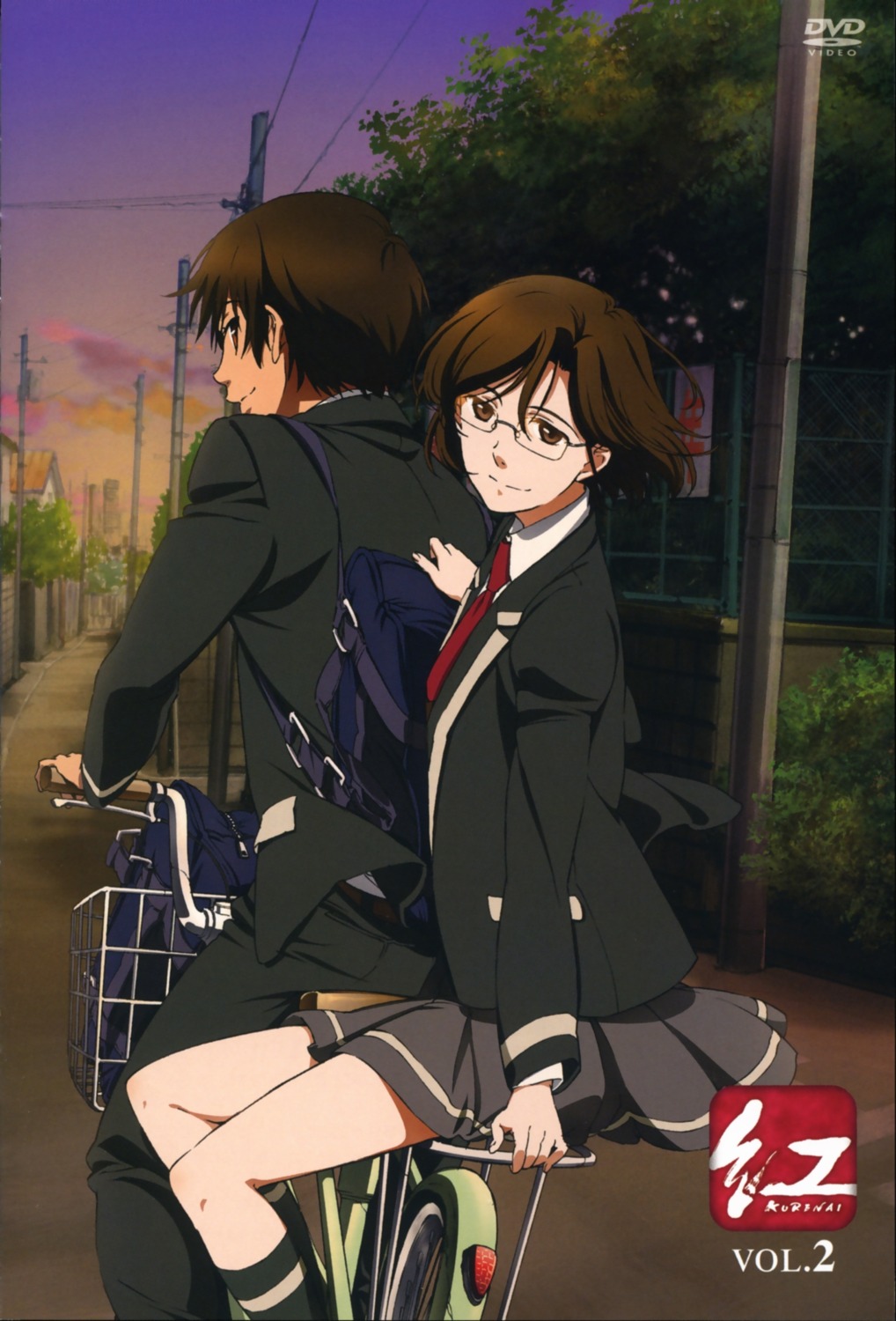 disc_cover, kurenai, kurenai_shinkurou, megane, murakami_ginko, seifuku
