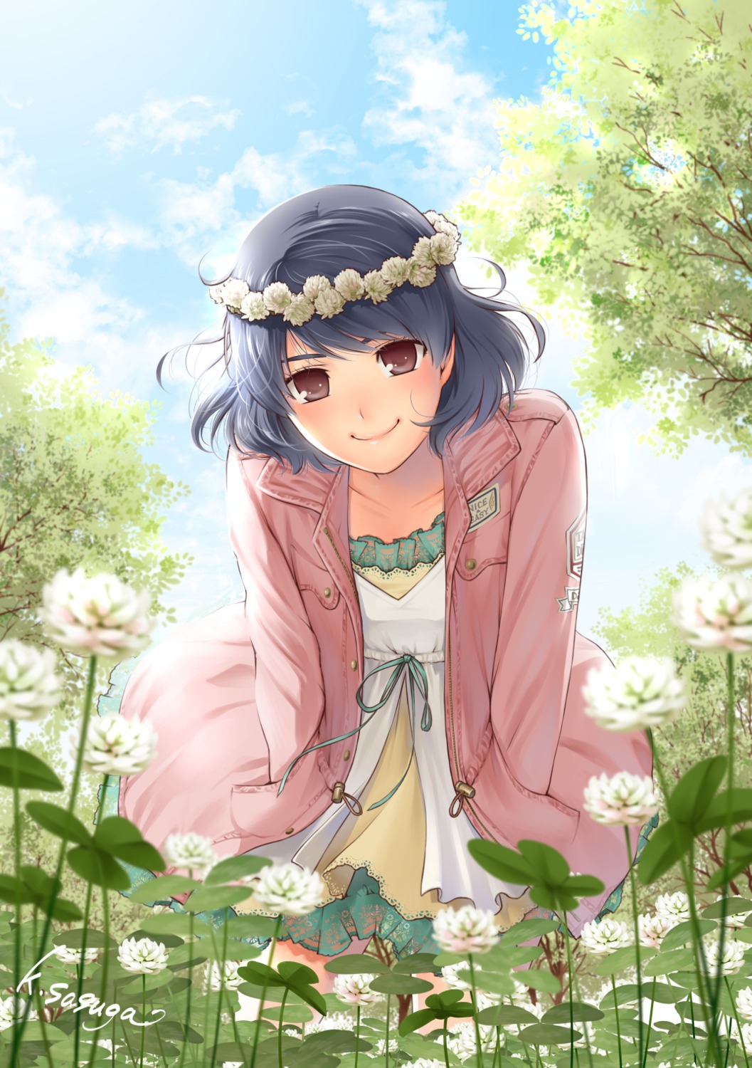 domestic_na_kanojo, dress, sasuga_kei, summer_dress, tachibana_rui