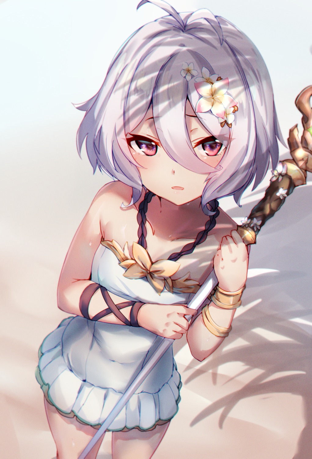 kokkoro, kure_(kure_ng), princess_connect!, princess_connect!_re:dive, swimsuits, weapon