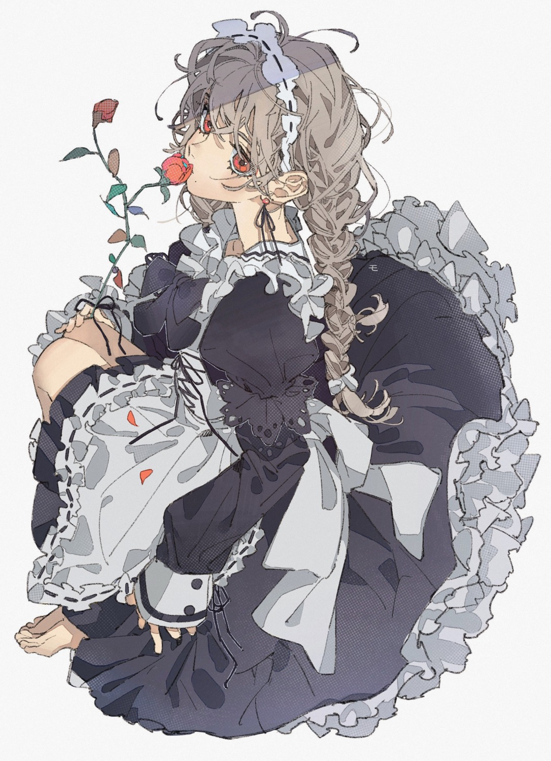 daruma_owl, maid
