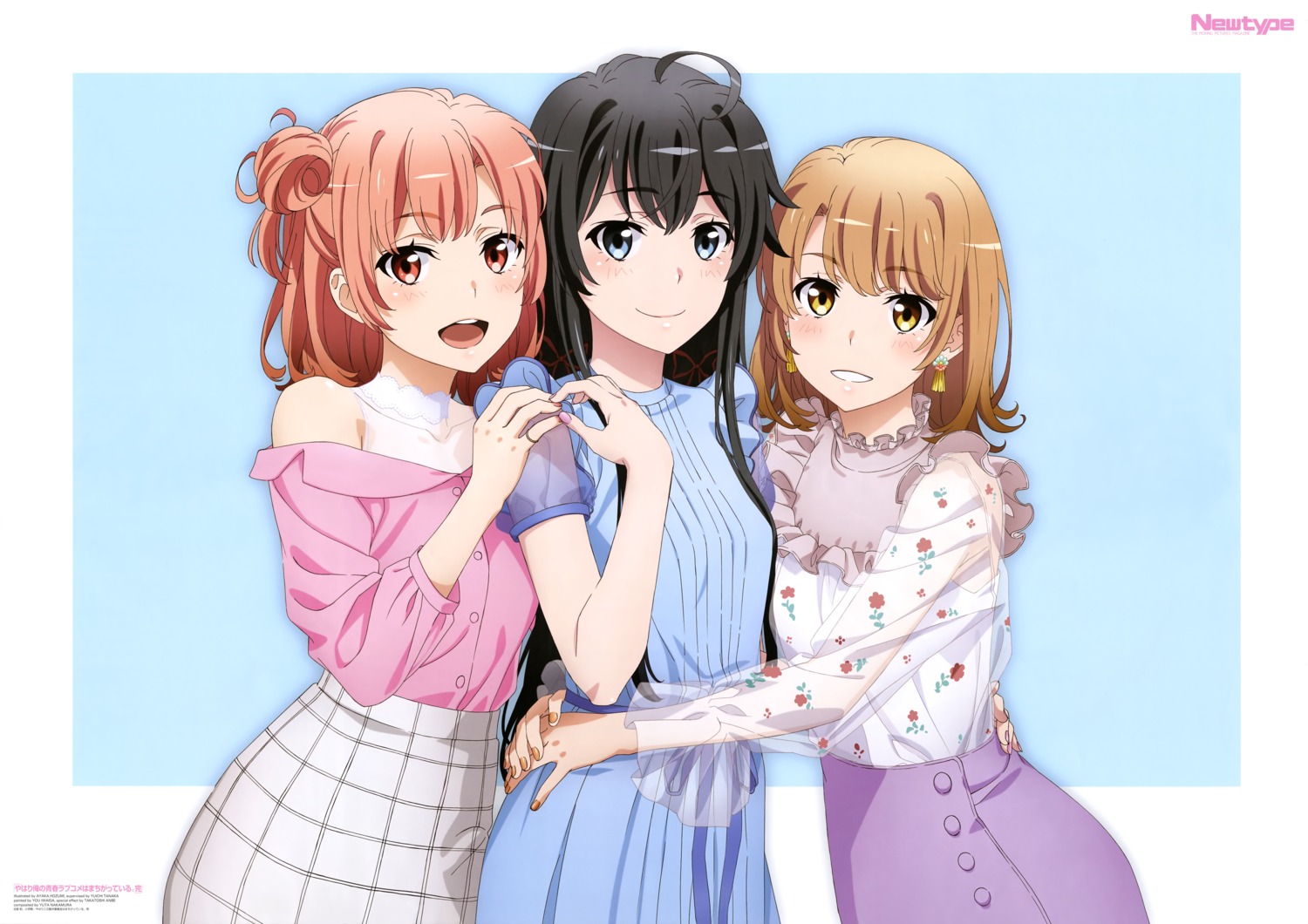 dress, hozumi_ayaka, isshiki_iroha, see_through, yahari_ore_no_seishun_lovecome_wa_machigatteiru., yuigahama_yui, yukinoshita_yukino