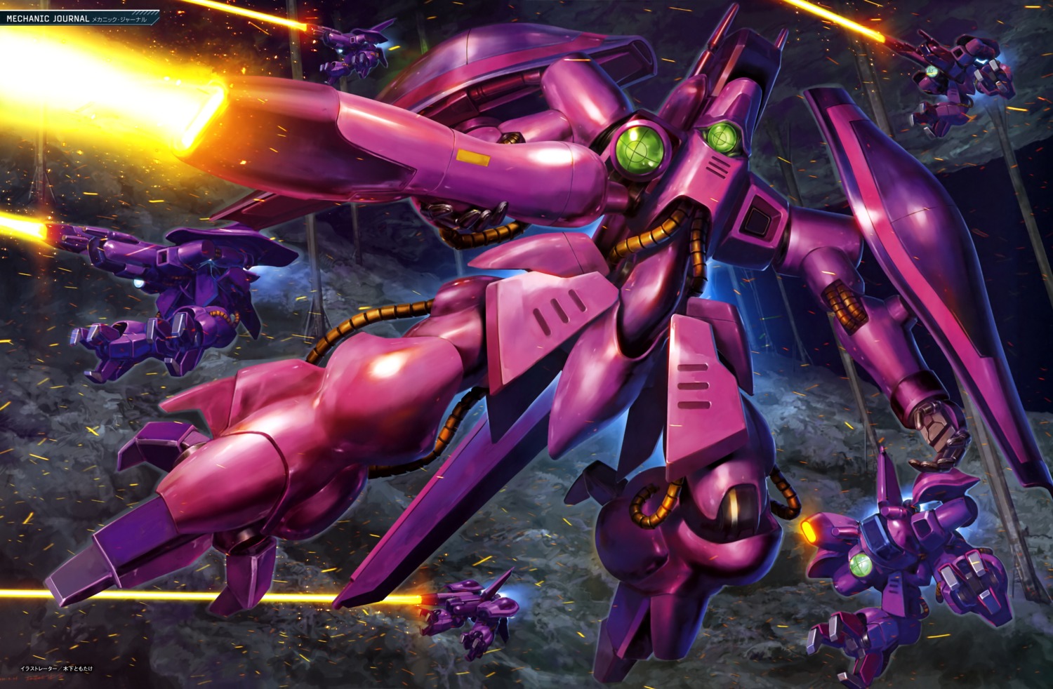 gun, gundam, mecha, tomotake_kinoshita, zeta_gundam