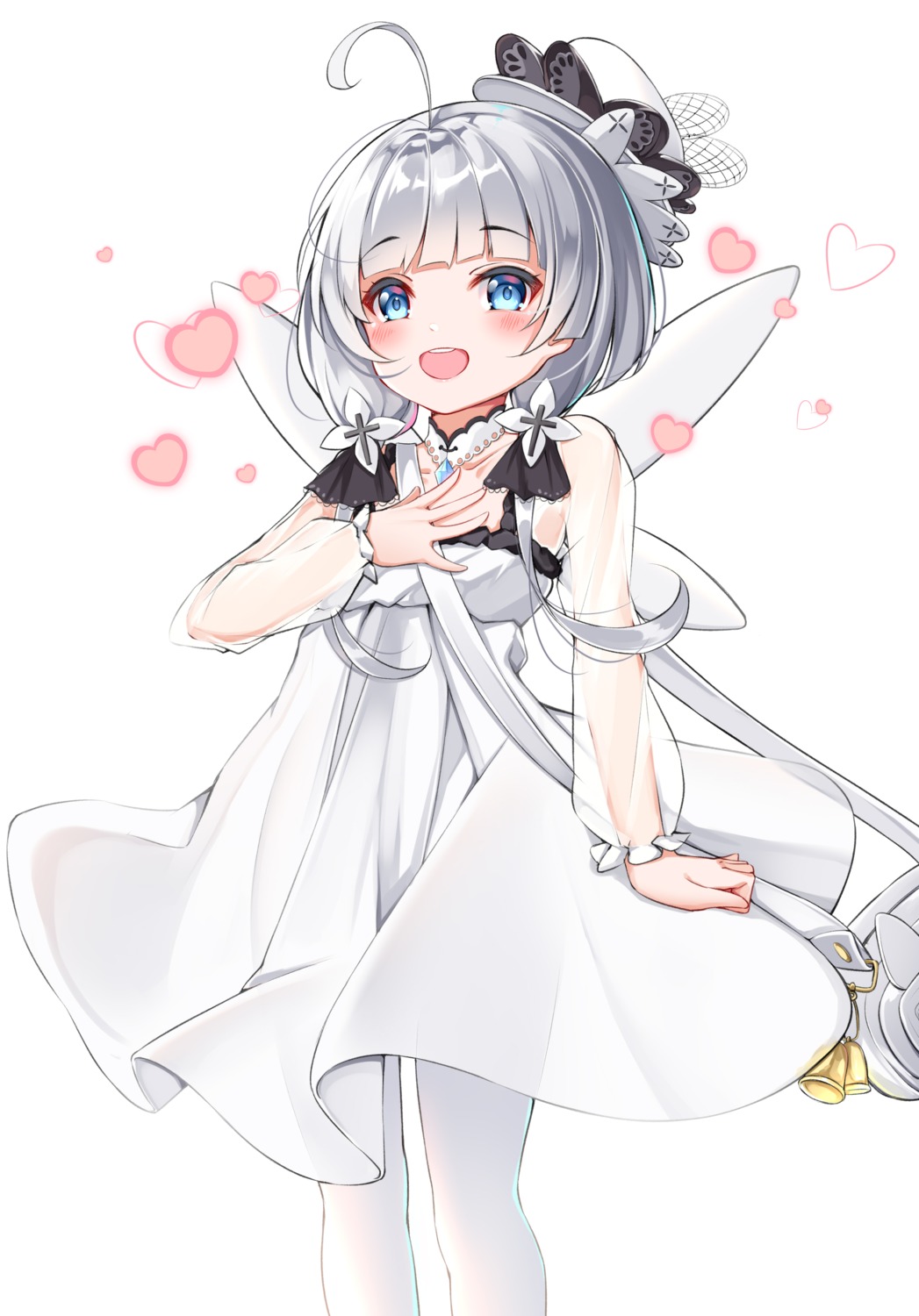 azur_lane, cat_(yidsv), dress, illustrious_(azur_lane), little_illustrious_(azur_lane), pantyhose, see_through, wings