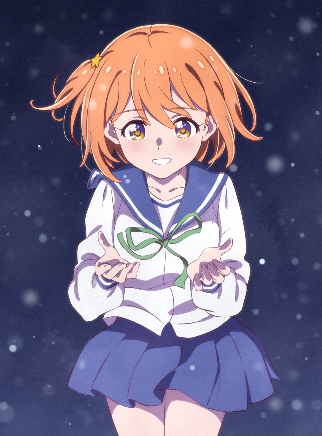 decocharaseal, koisuru_asteroid, konohata_mira, seifuku, skirt_lift