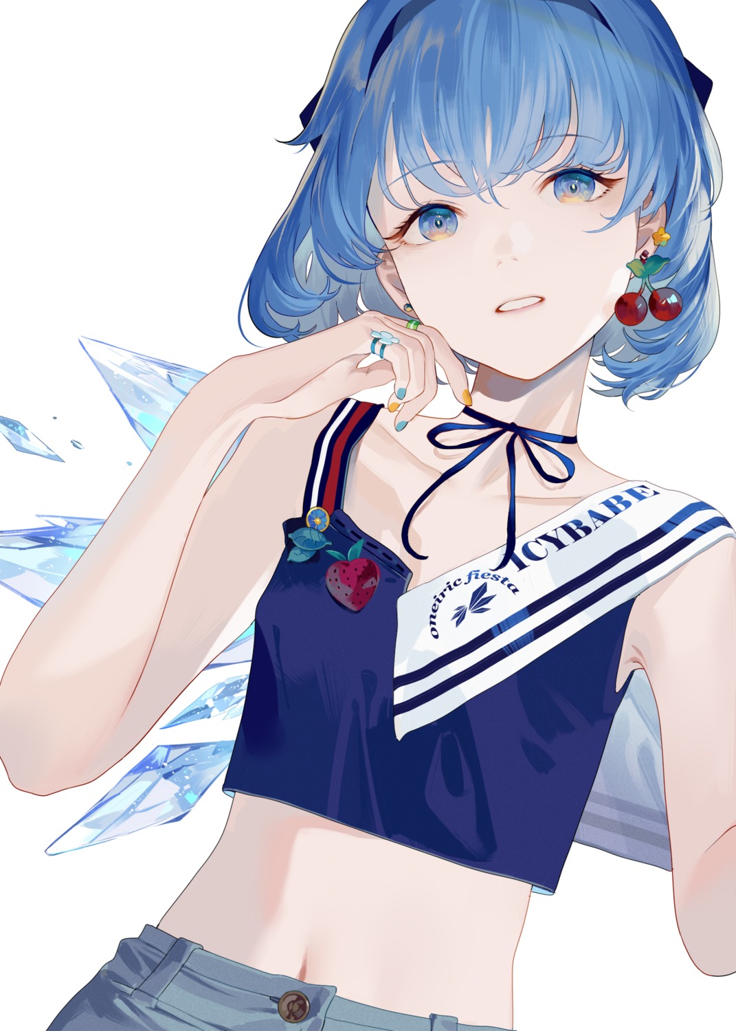 cirno, hillly_(maiwetea), touhou, wings