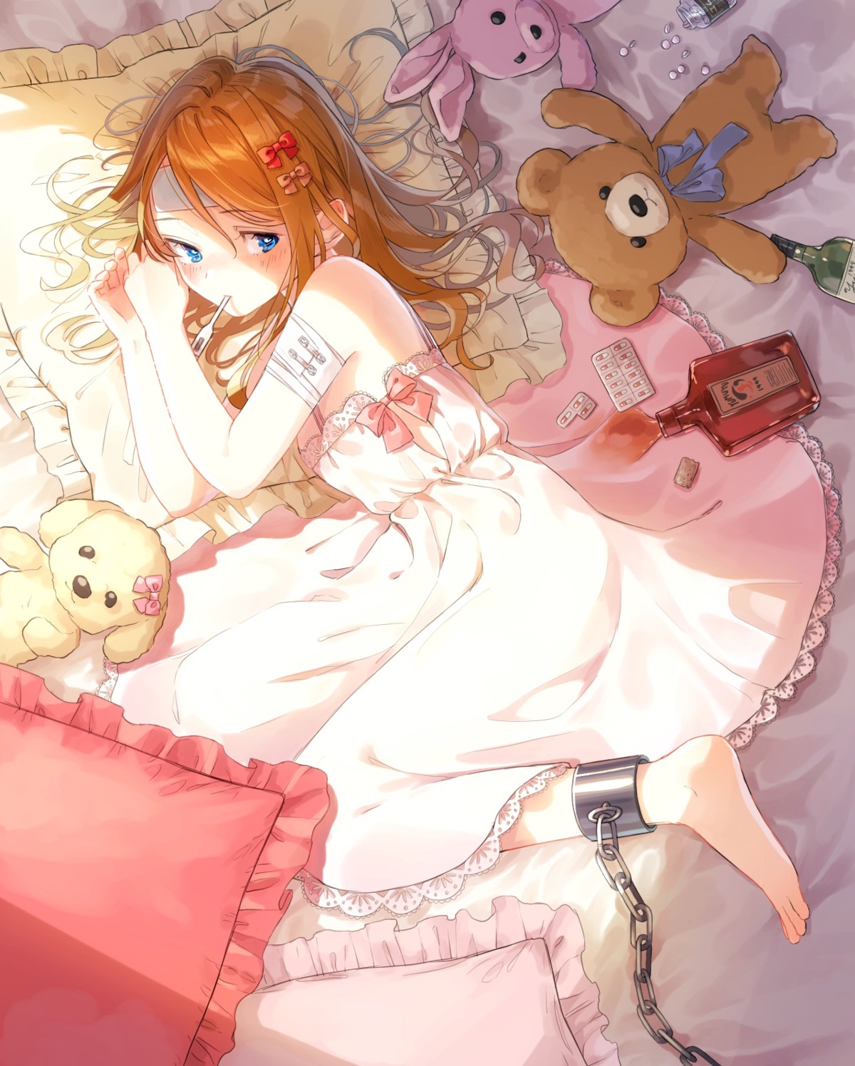 bandages, bondage, dress, hami_yura