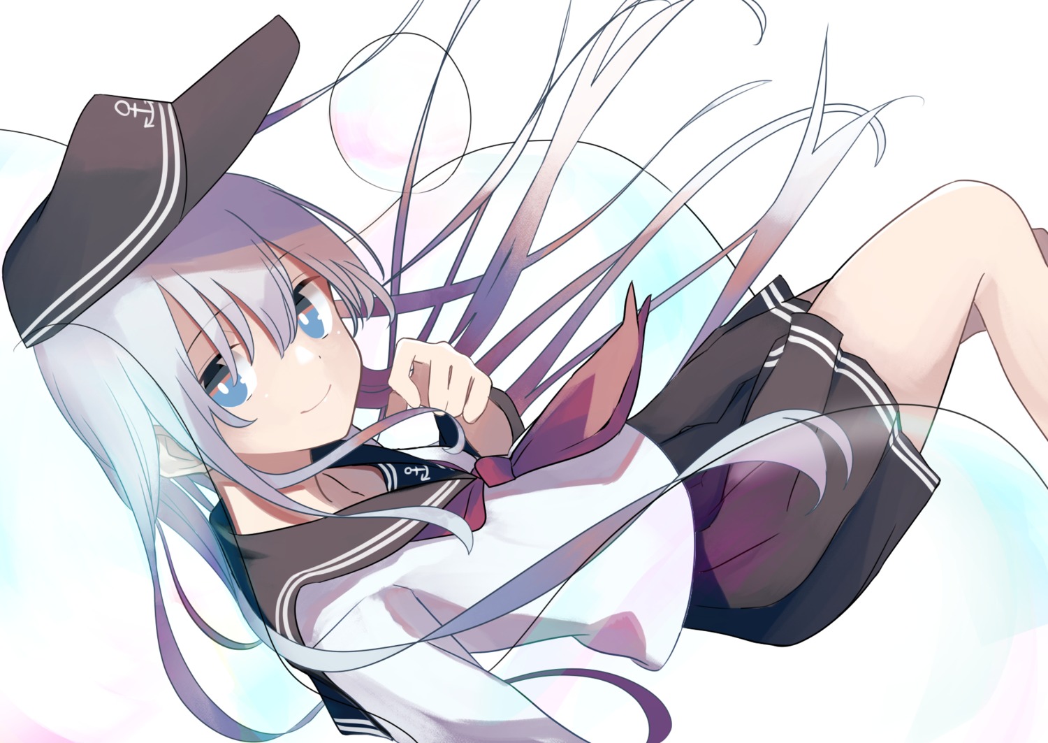 hibiki_(kancolle), kantai_collection, seifuku, tetuw