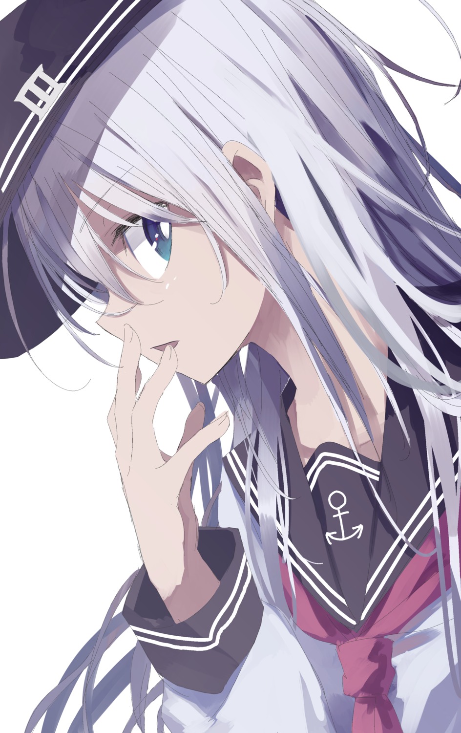 hibiki_(kancolle), kantai_collection, seifuku, tetuw