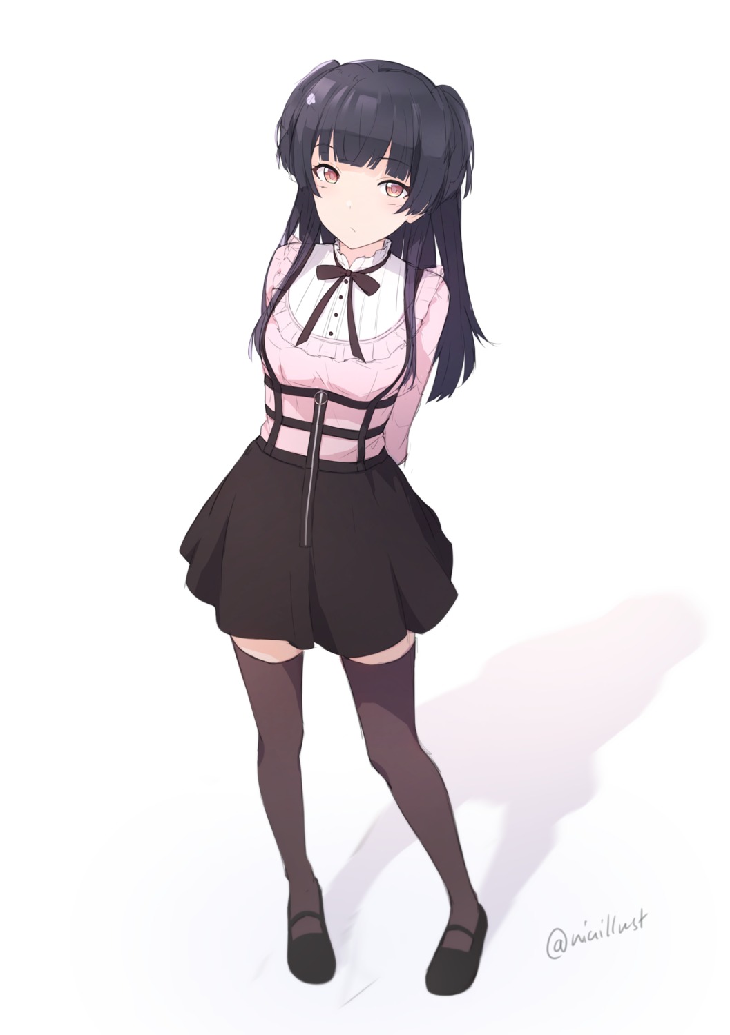 mayuzumi_fuyuko, niaillust, the_idolm@ster, the_idolm@ster_shiny_colors, thighhighs