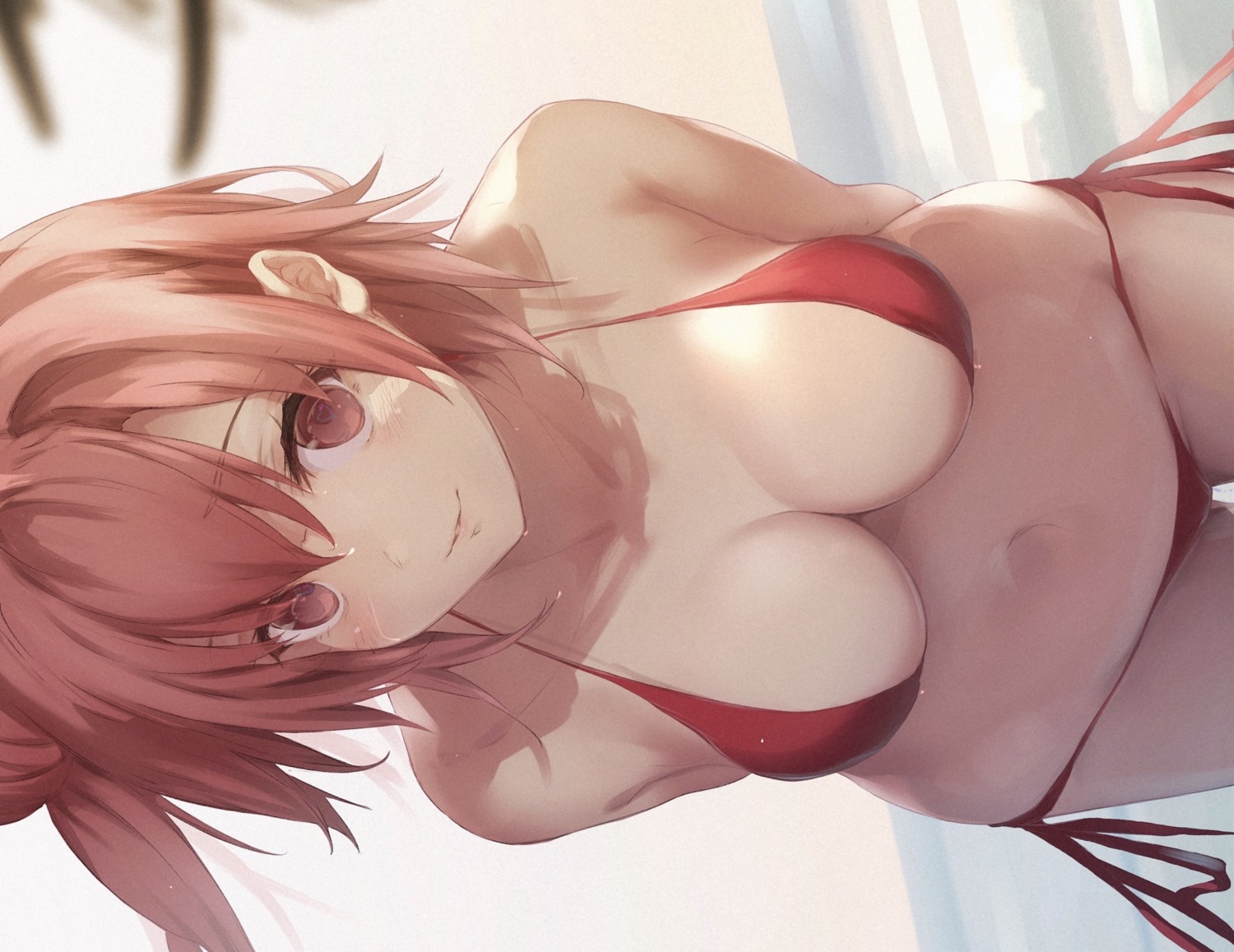 aotsuki_kaoru, bikini, cleavage, swimsuits, yahari_ore_no_seishun_lovecome_wa_machigatteiru., yuigahama_yui