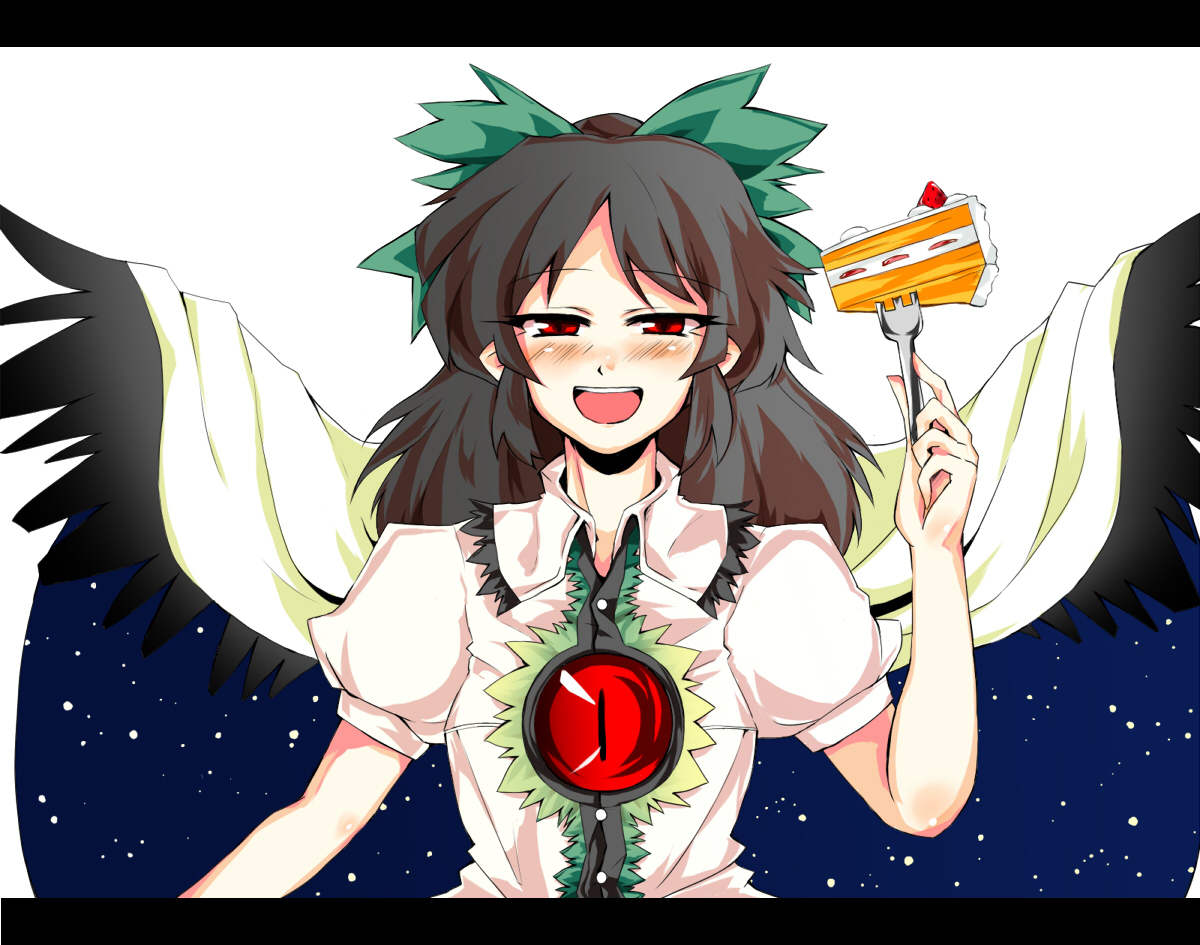 kuze, reiuji_utsuho, touhou, wallpaper
