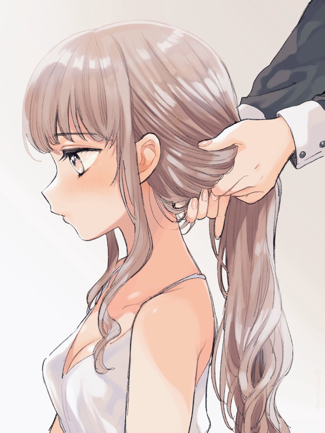 amezawa_koma, cleavage