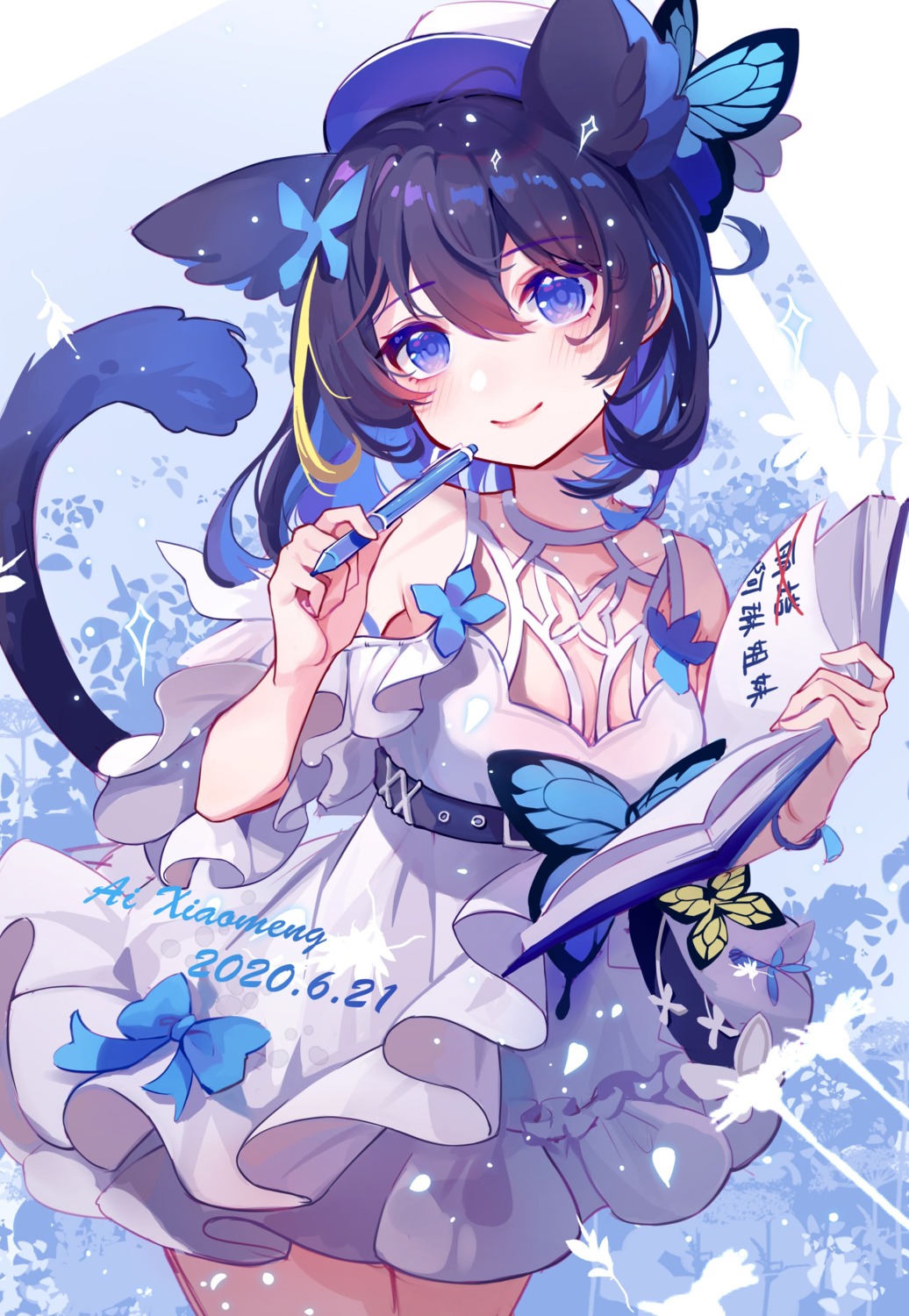 ai_xiao_meng, benghuai_xueyuan, dress, honkai_impact, seele_vollerei, tail