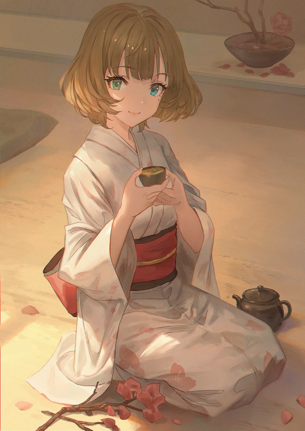heterochromia, ruien, takagaki_kaede, the_idolm@ster, the_idolm@ster_cinderella_girls, yukata