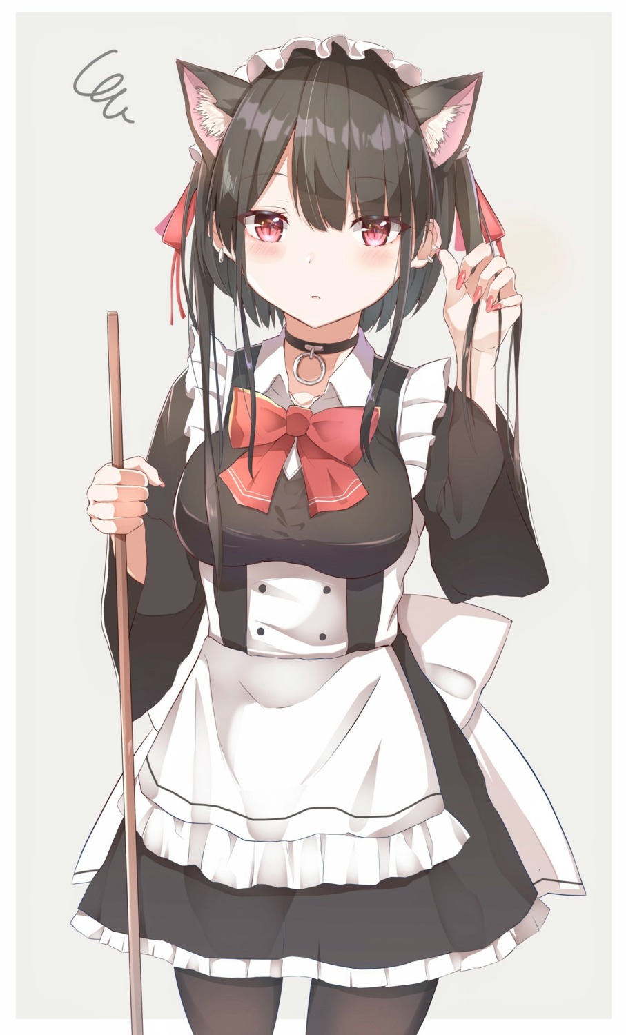 animal_ears, iyo_(ya_na_kanji), maid, nekomimi