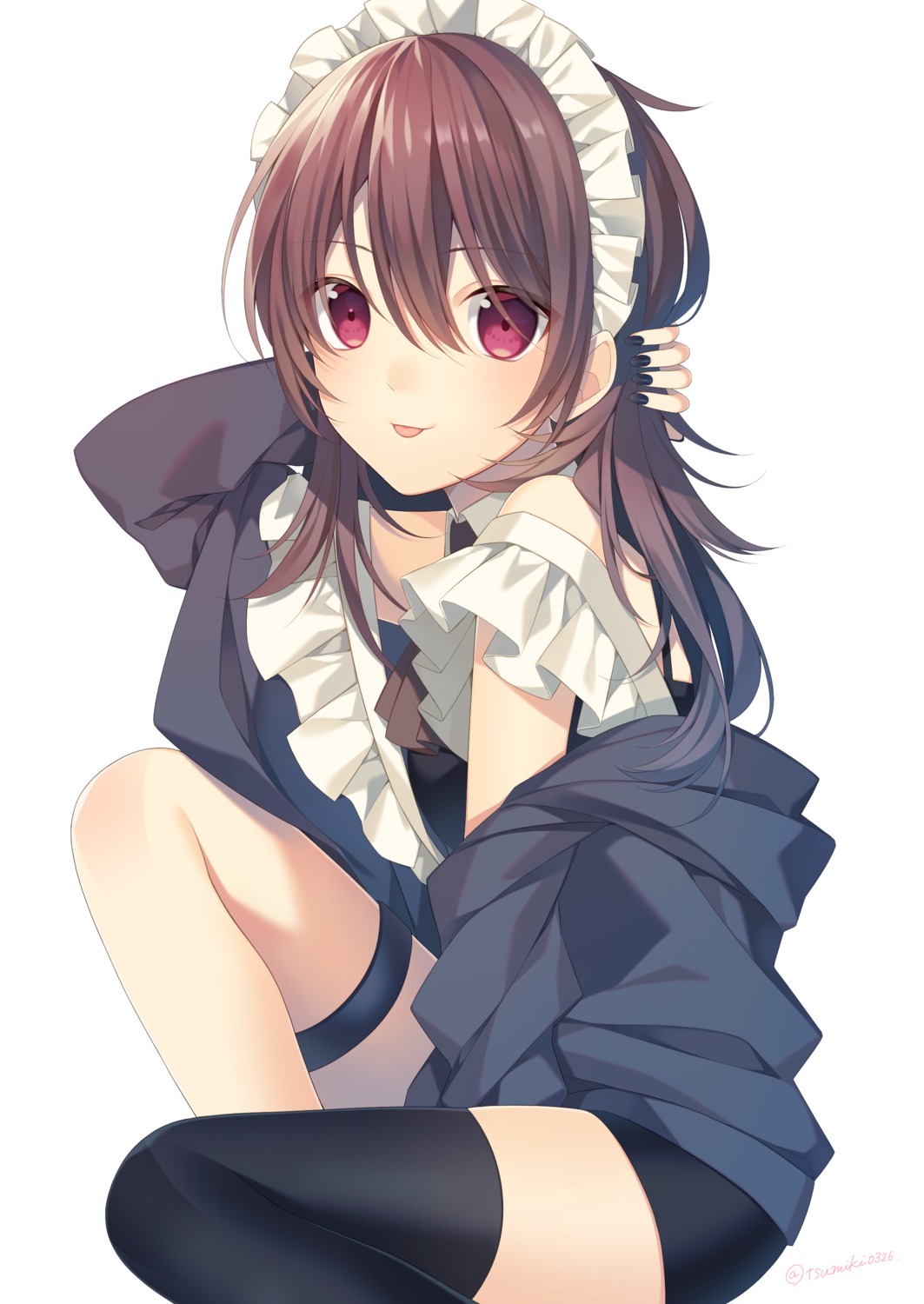 garter, maid, thighhighs, tsumiki0326