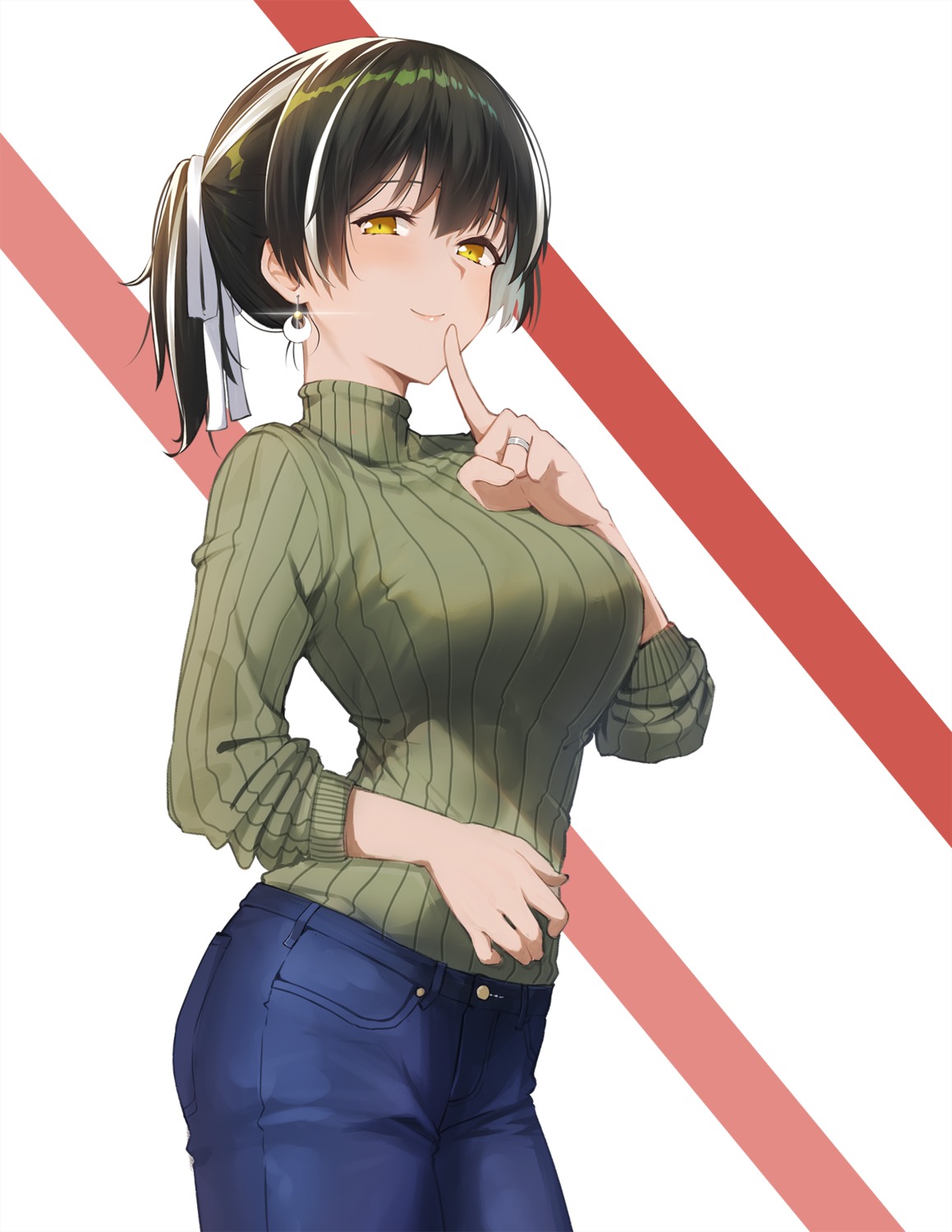 arknights, bishi_(bishi), magallan_(arknights), sweater