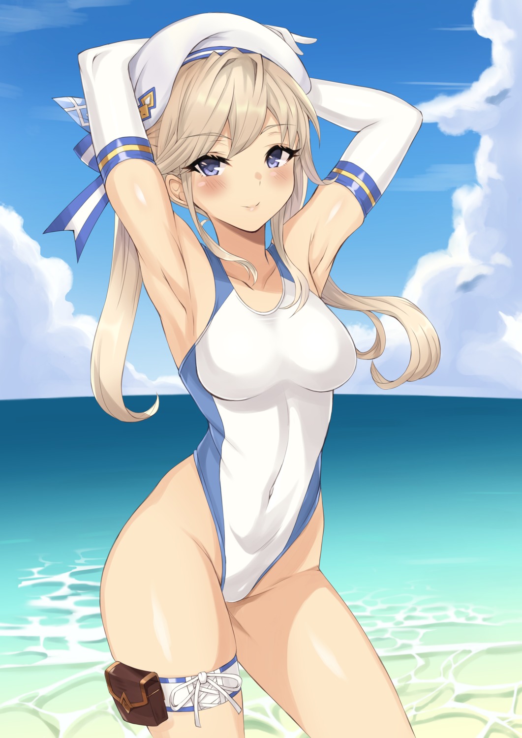 cucouroux_(granblue_fantasy), garter, granblue_fantasy, pm_tii_(matuko1024), swimsuits