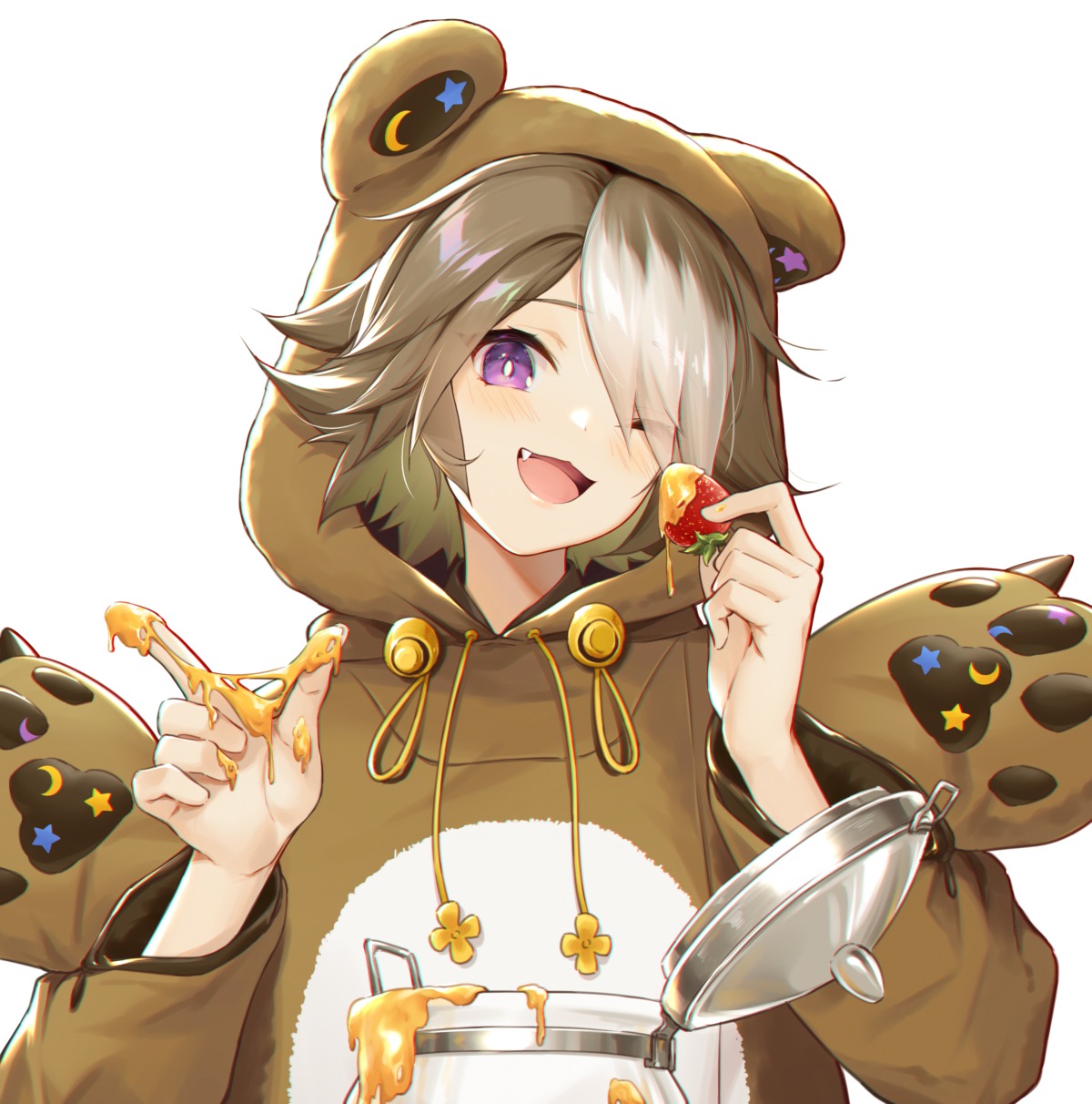 arknights, beehunter_(arknights), cream, jiusan_naitan