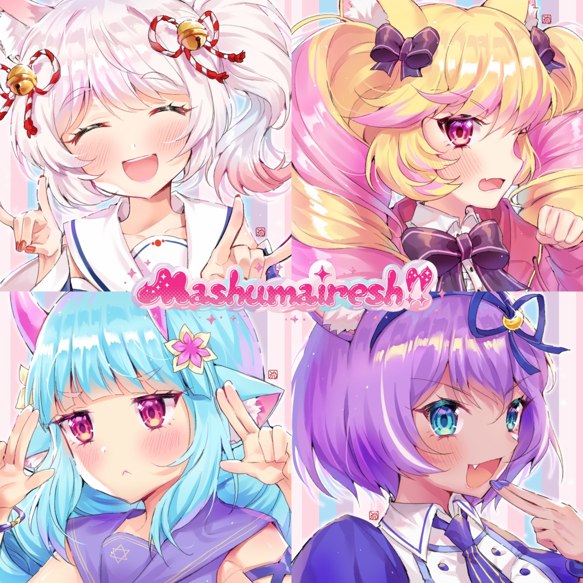 animal_ears, delmin, horns, howan, mashima_himeko, nekomimi, ruhuyu, seifuku