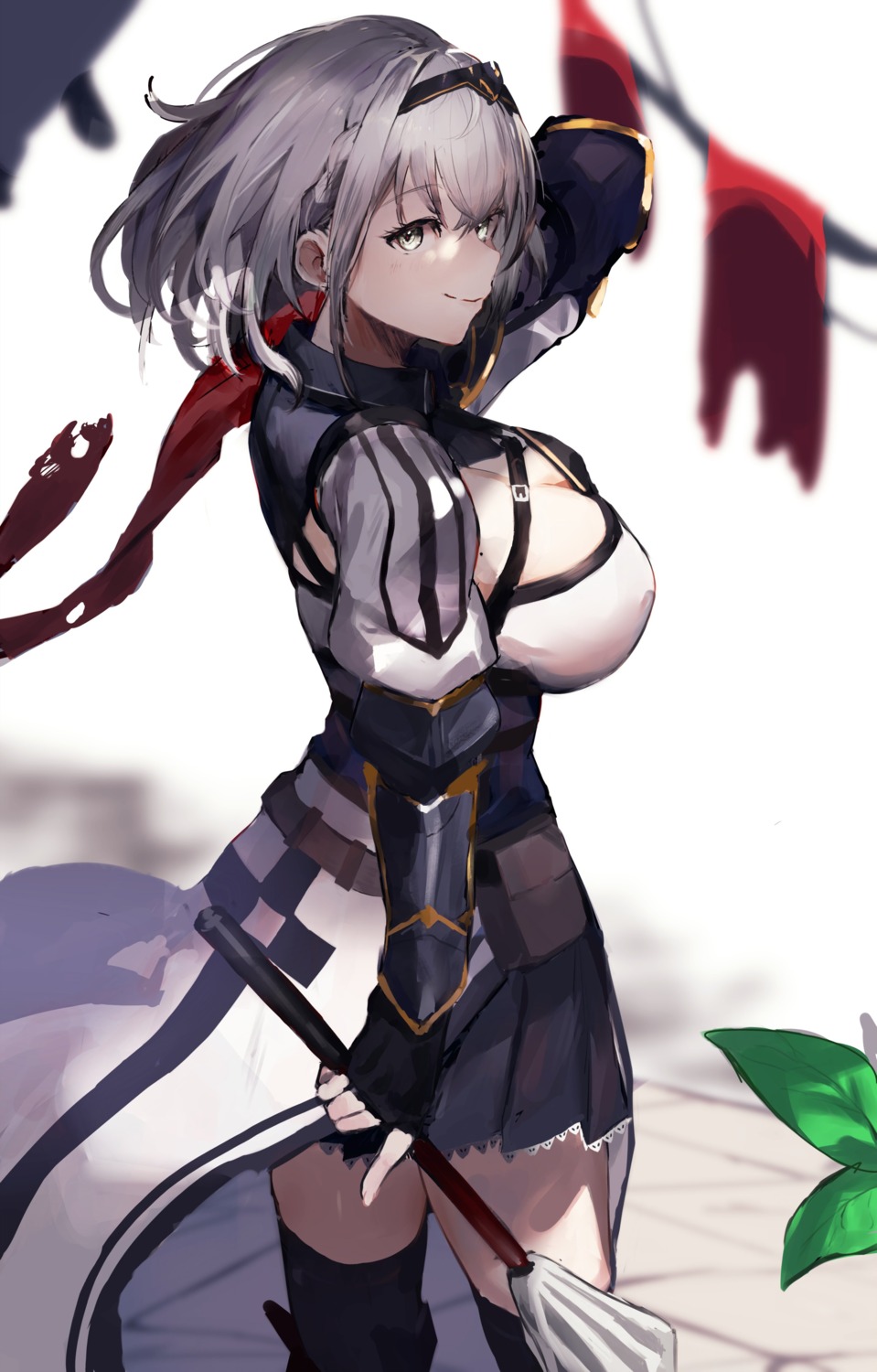 hololive, shirogane_noel, thighhighs, yakihoko