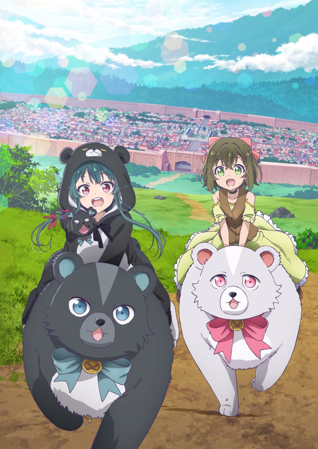 animal_ears, dress, fina_(kuma_kuma_kuma_bear), kuma_kuma_kuma_bear, kumakyuu, kumayuru, pajama, tagme