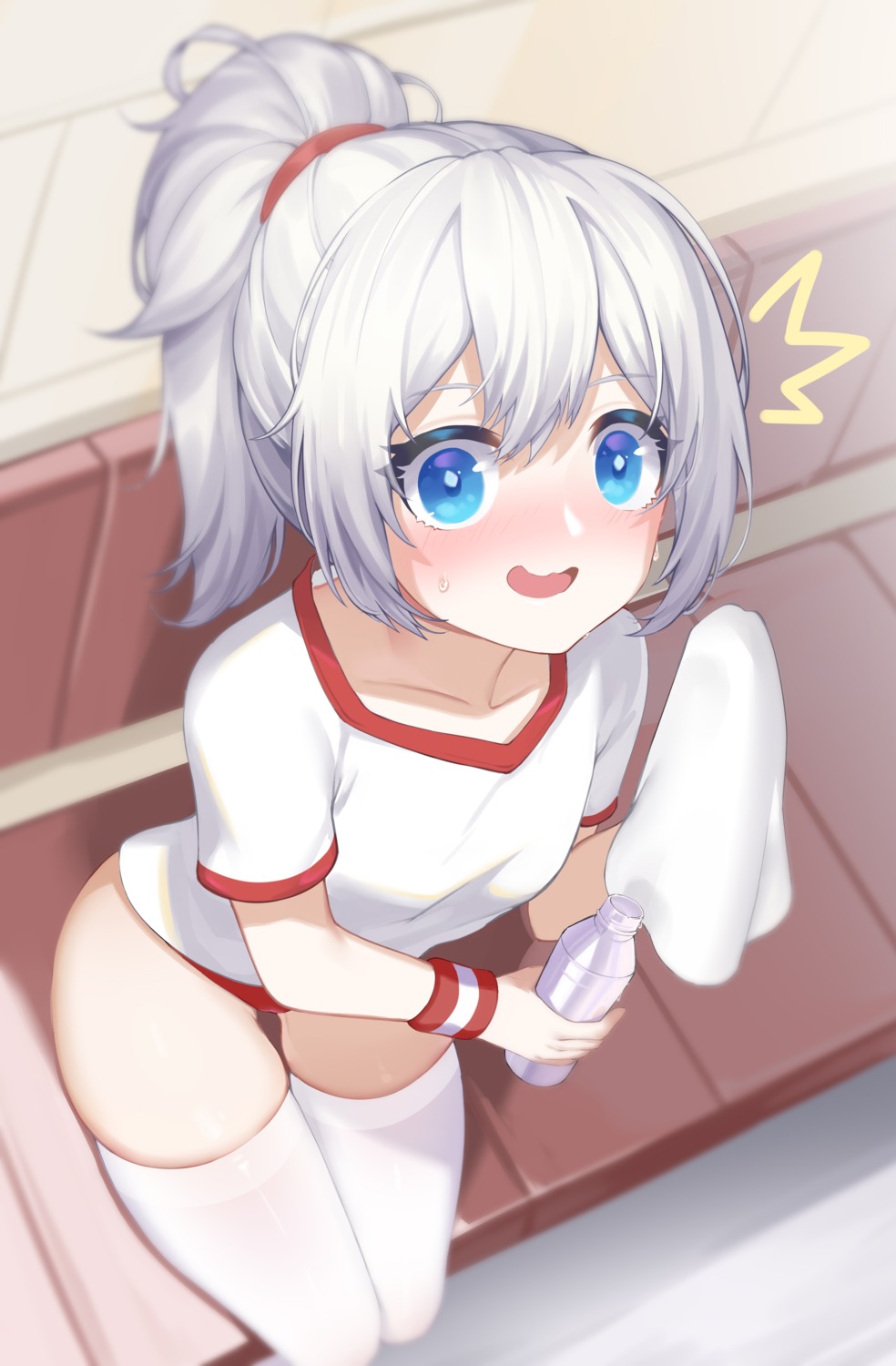 benghuai_xueyuan, buruma, gym_uniform, honkai_impact, mo_ying_yu, theresa_apocalypse, thighhighs